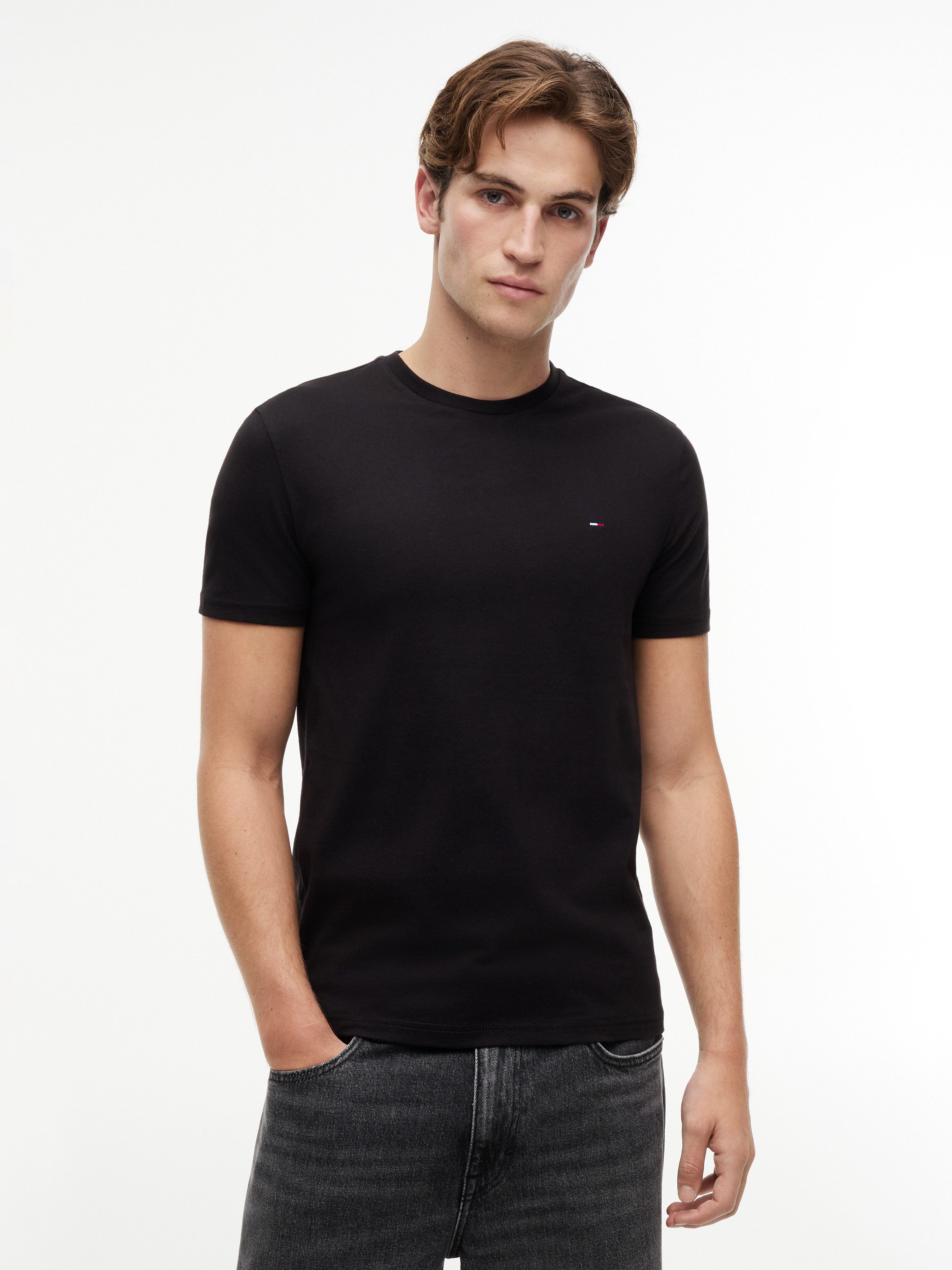Tommy Jeans T-Shirt TJM EXTRA SLIM 3 PACK (Packung, 3-tlg) Mit Rundhalsausschnitt – Bild 3 von 5