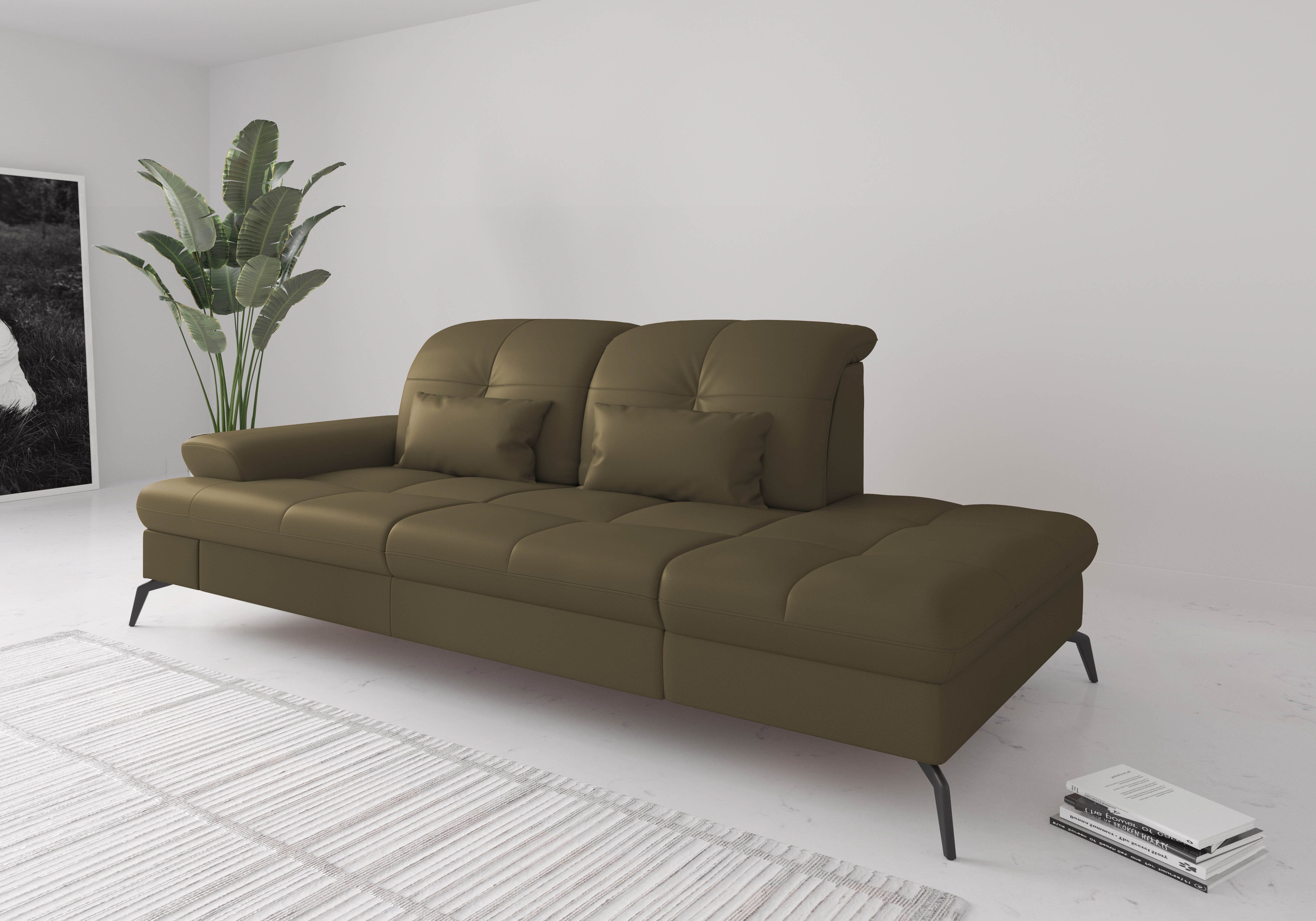 sit&more Recamiere Amica, inkl. Sitztiefenverstellung und Armteilverstellung, wahlweise mit Kopfteilverstellung und Stauraum