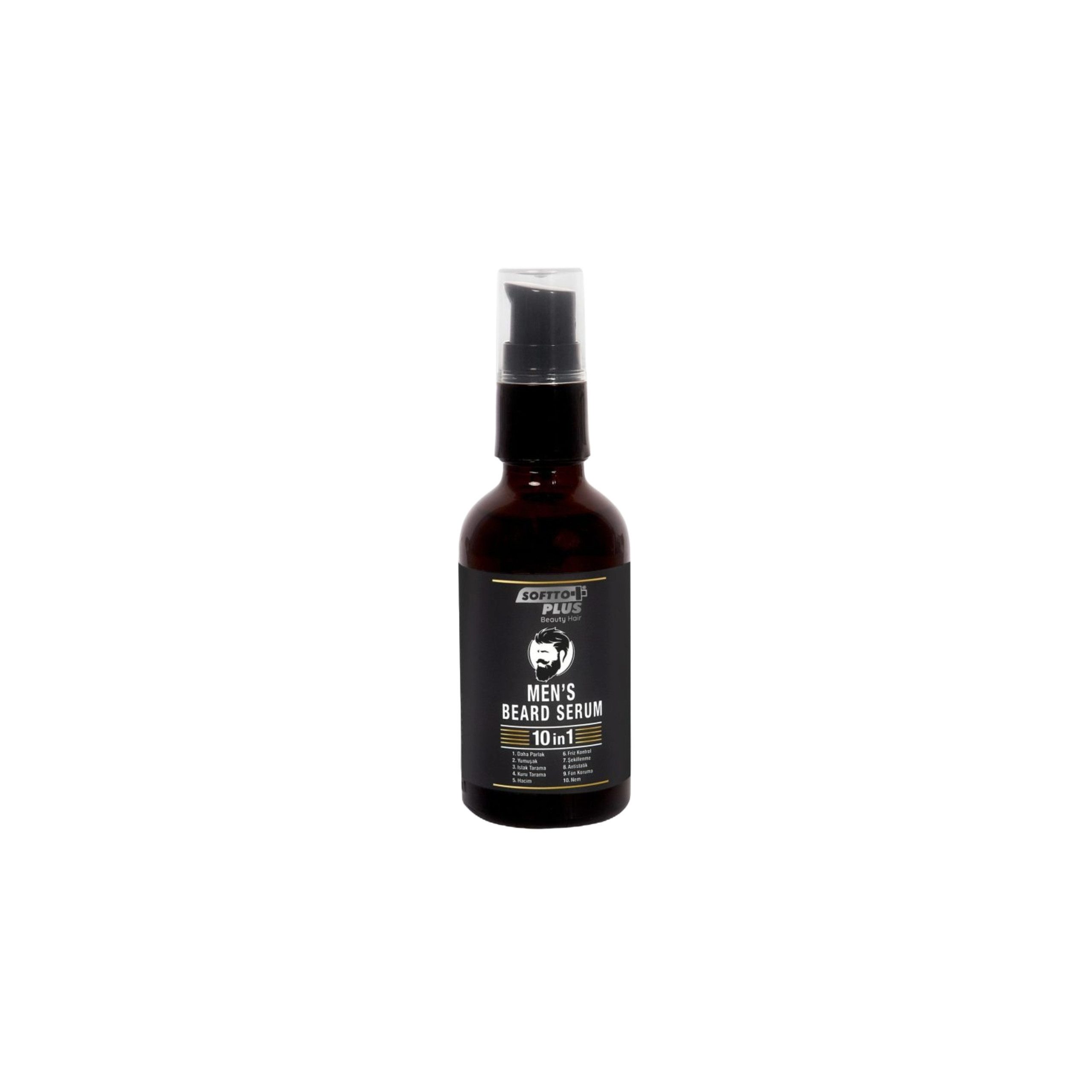 Softto Plus Bartserum 10in1 Men's Beard Serum – All-in-One Pflege für gesunden Bart