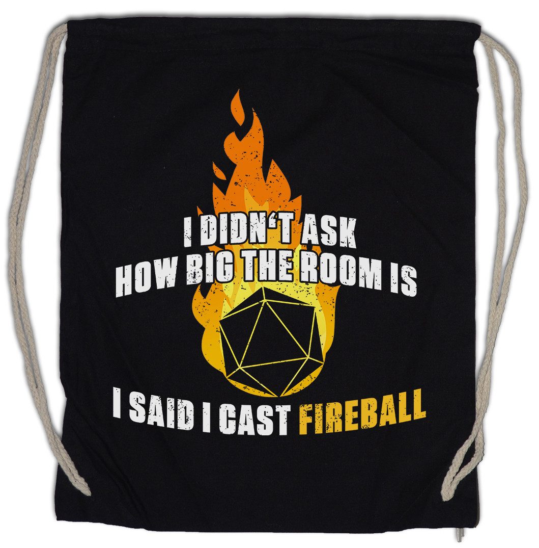 Urban Backwoods Turnbeutel RPG Fireball Turnbeutel Role Play Playing Game Pen Paper Retro Dice (1-tlg), Würfel 80s 90s
