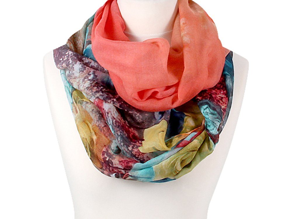 Loop Damen Loop Scarf Blumen