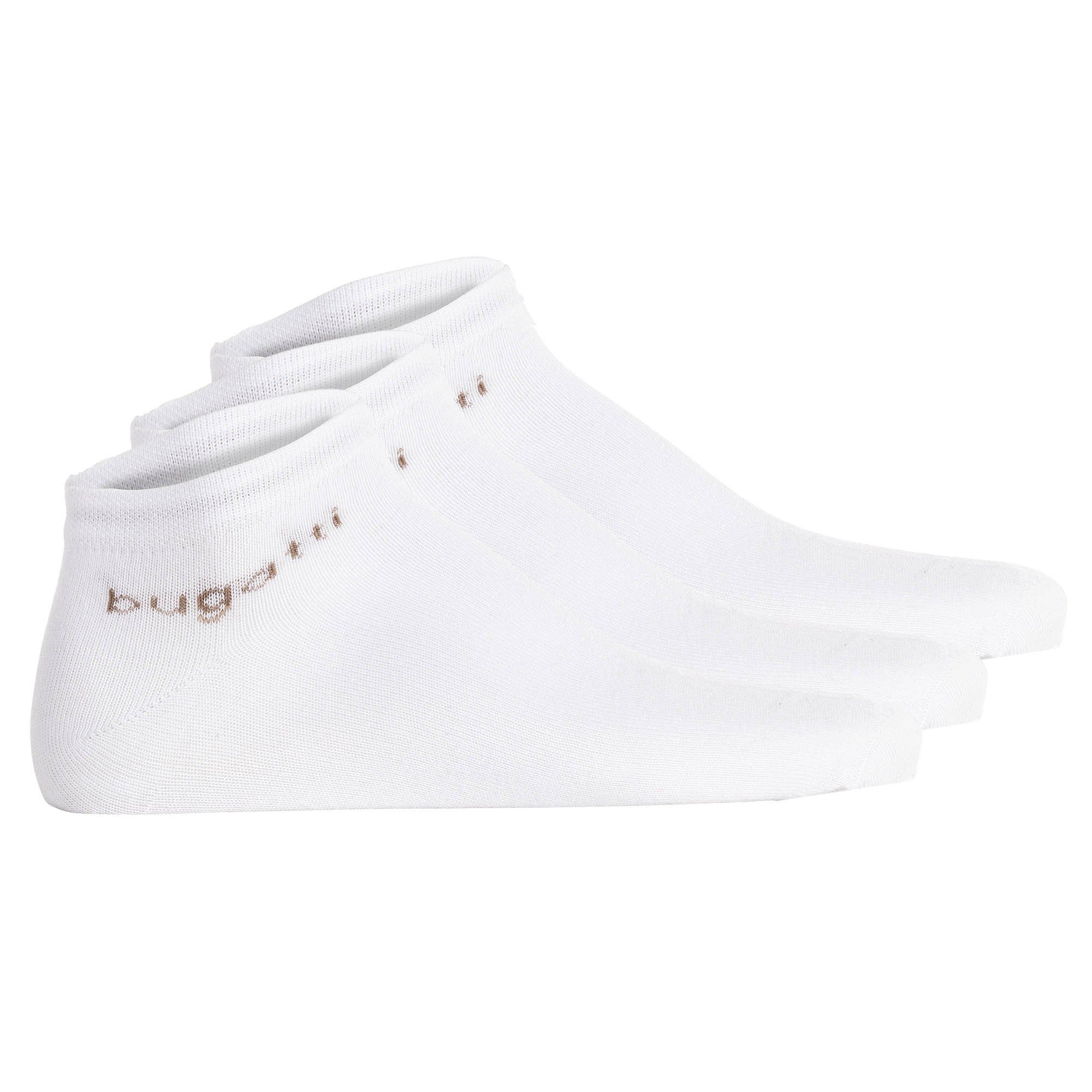 bugatti Sneakersocken Herren Socken 3er Pack Baumwollmischung (Packung, 3er Pack)