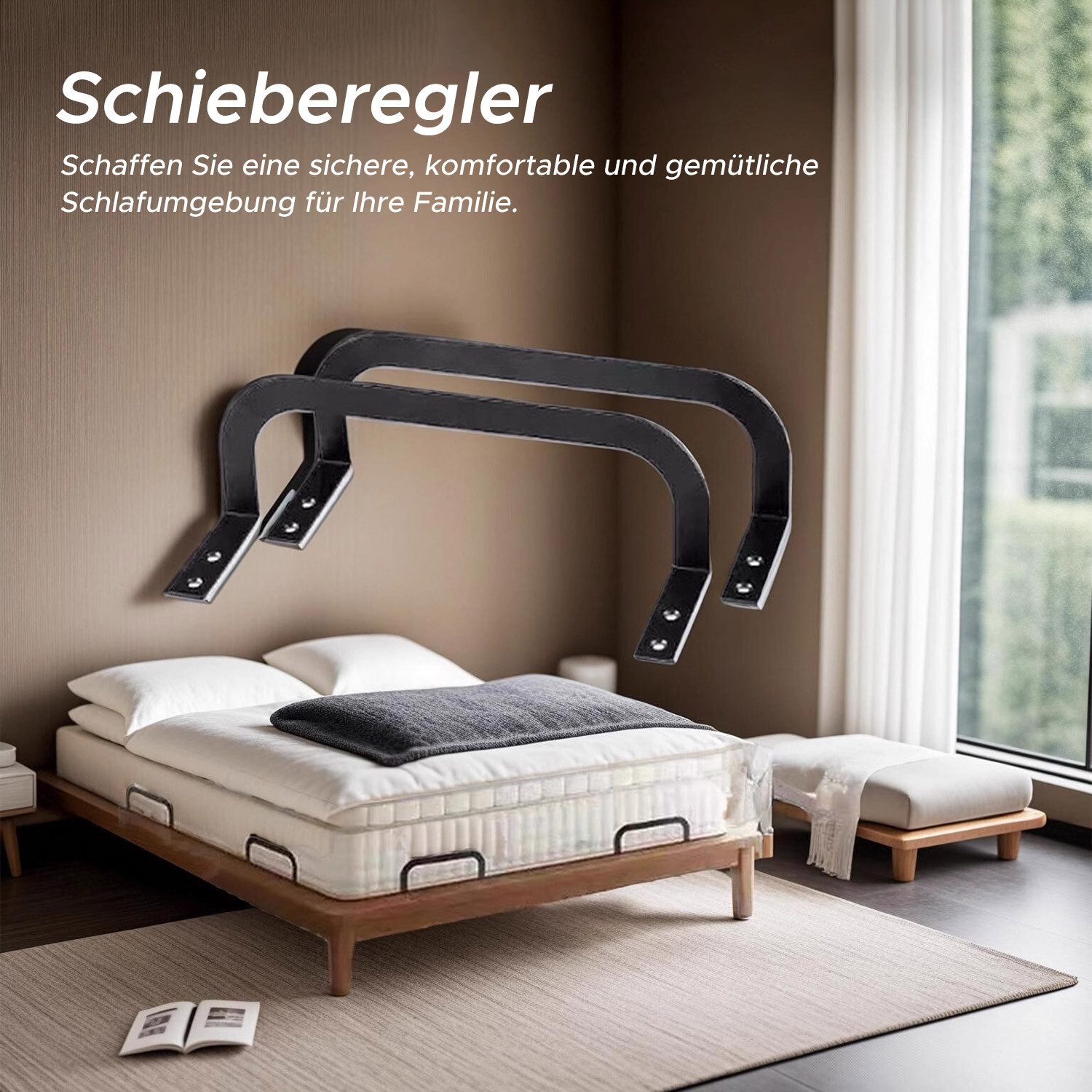 Matratzenauflage Matratzenhalter 2 Stück Rutschfester Matratzenstopper günstig online kaufen