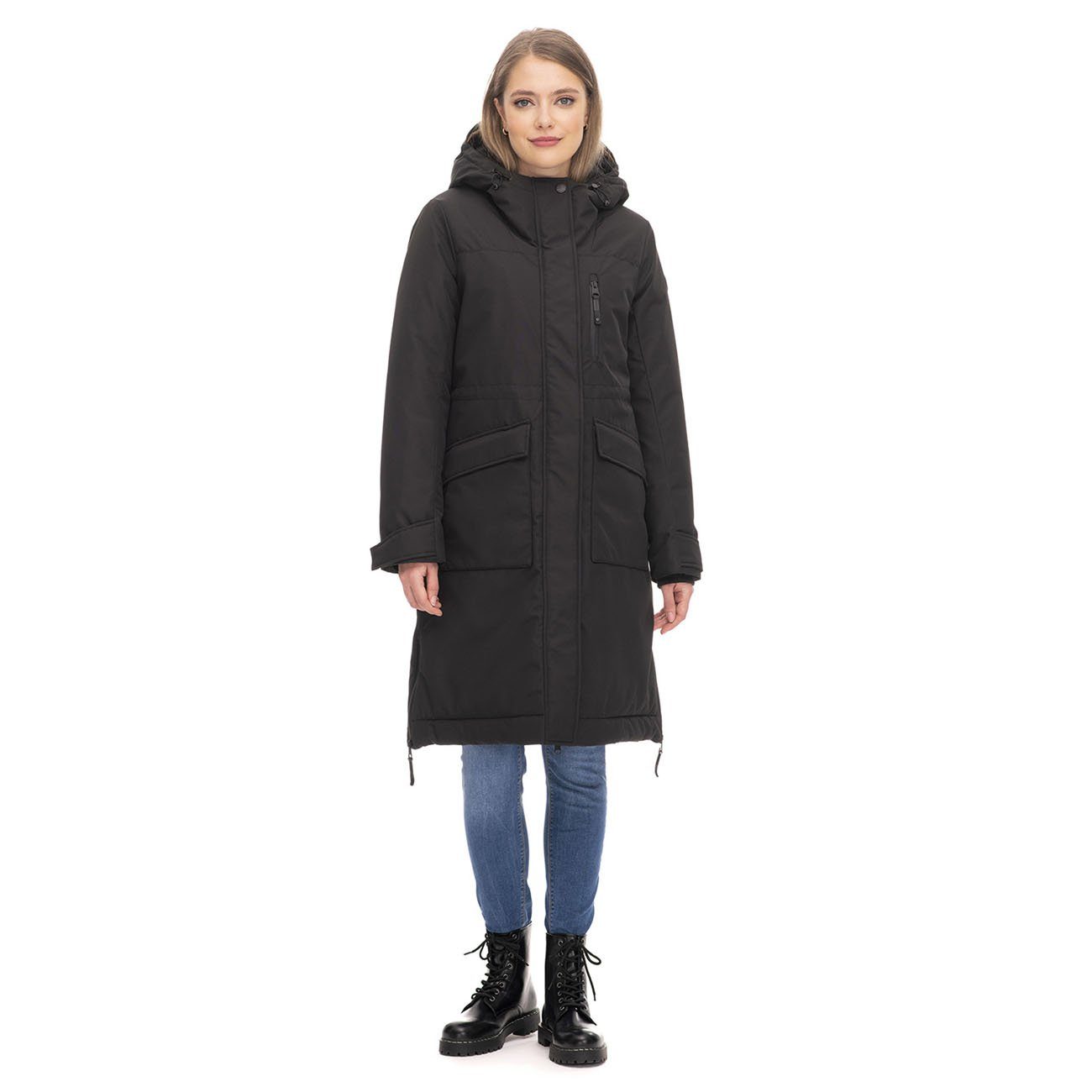 Ragwear Winterjacke Ragwear Refutura Jacket Damen Black