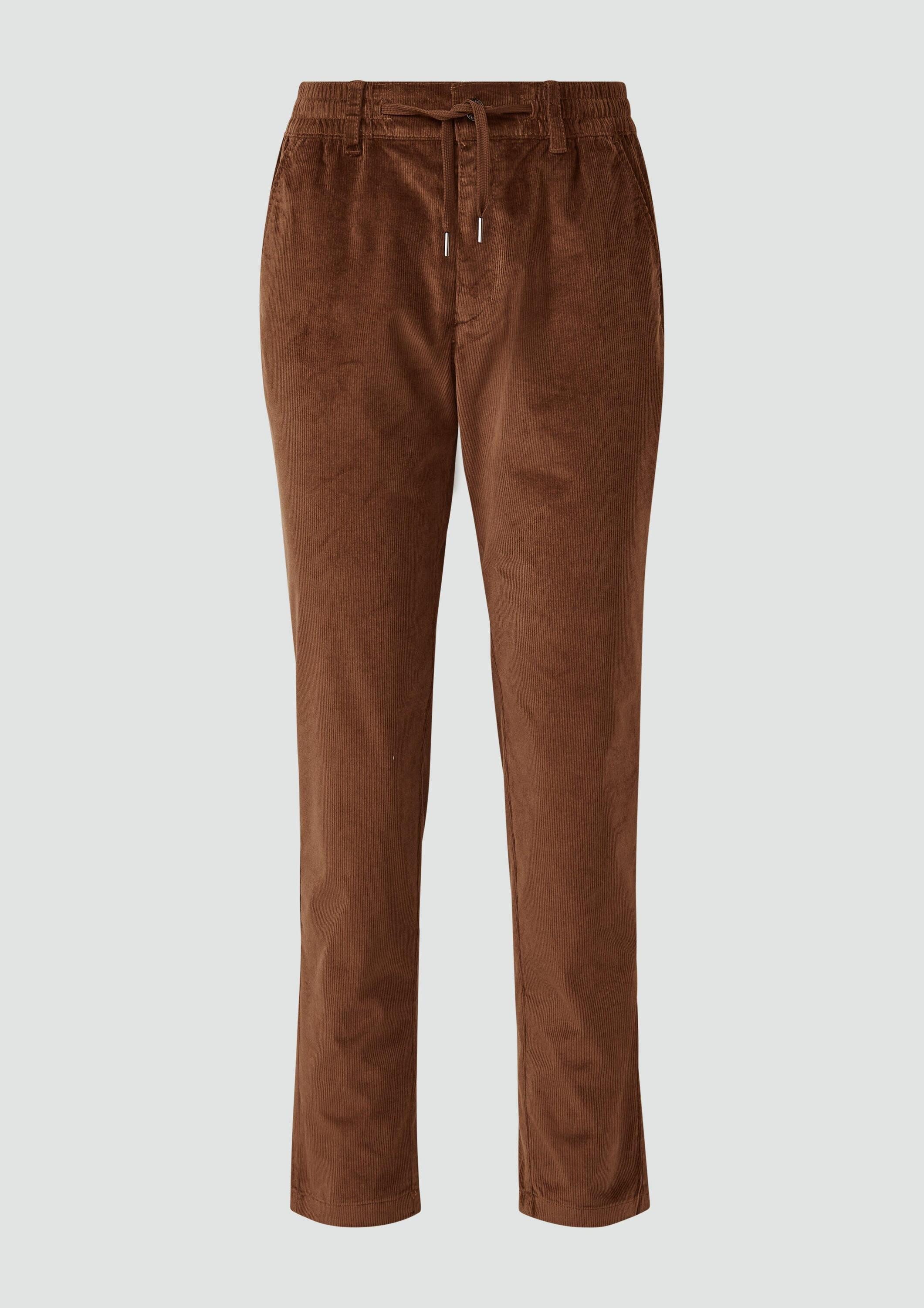 s.Oliver Chinos Hose Feincordhose mit Elastikbund