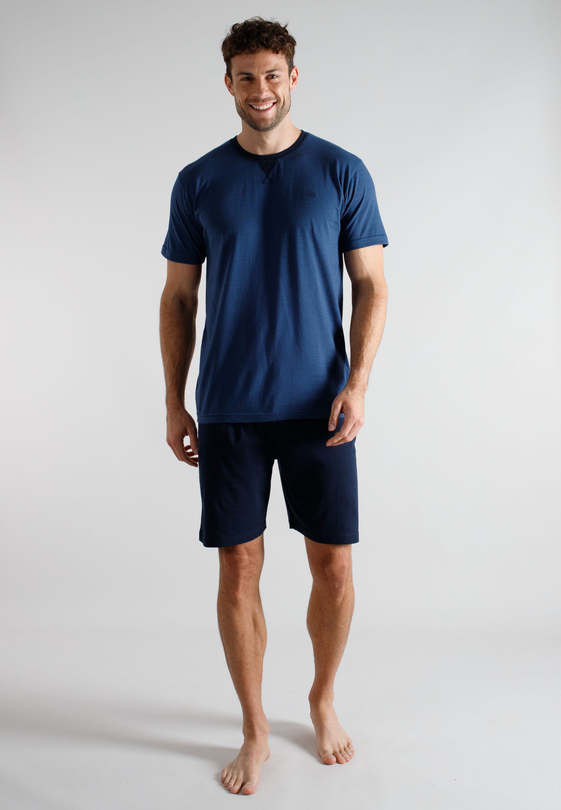 TOM TAILOR Shorty aus Baumwolle, Single Jersey Material, als Sleepwear