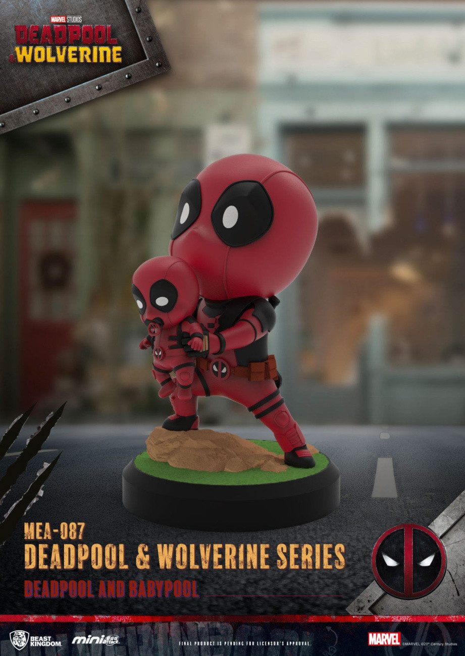 Beast Kingdom Toys Merchandise-Figur Deadpool 3 Deadpool & Wolverine Series Mini Egg Attack Figuren Set 8 c
