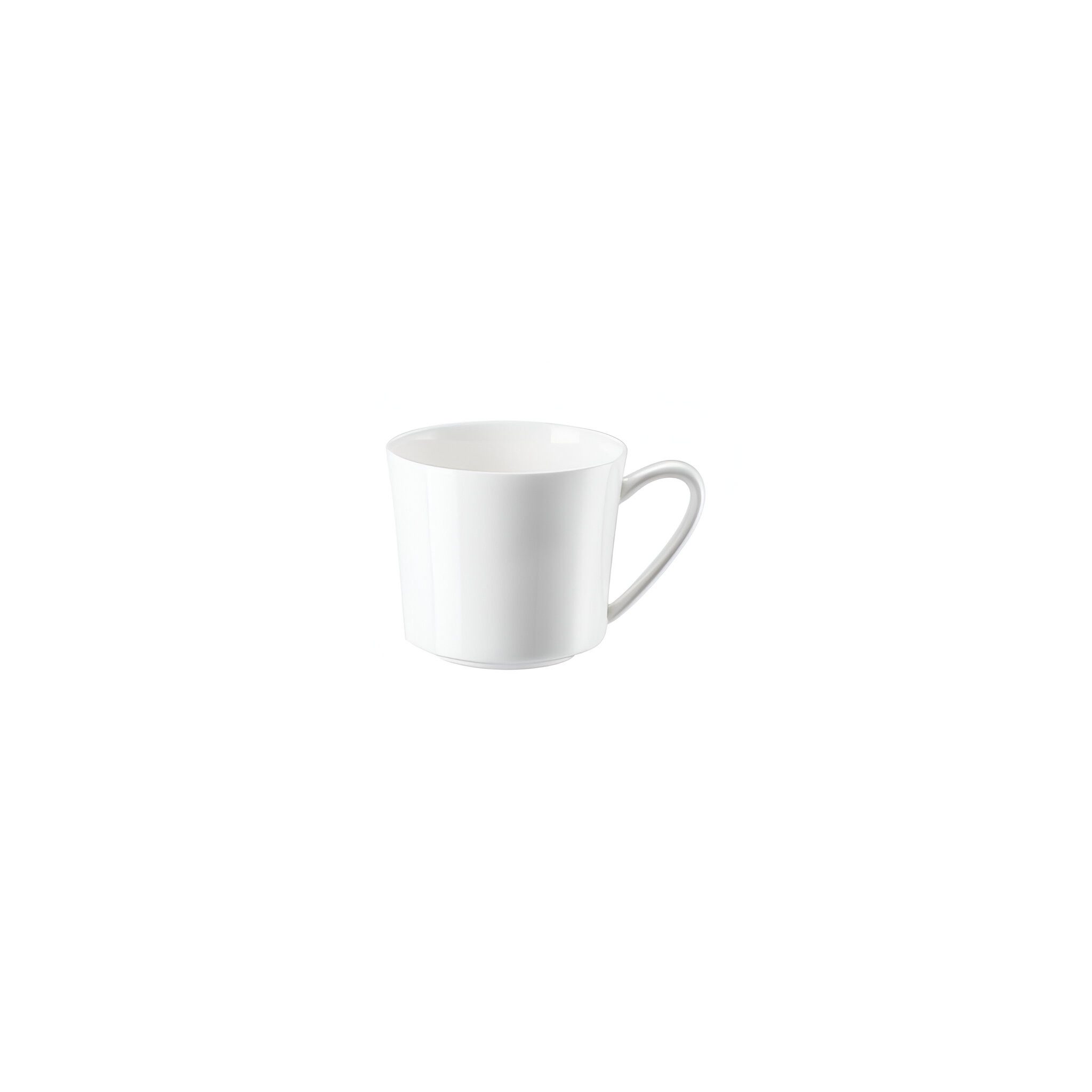 Rosenthal Tasse Kaffee-Obertasse - JADE WEISS, BONE CHINA, Lebensmittelkontaktsicher + Mikrowellengeeignet + Spülmaschinenfest