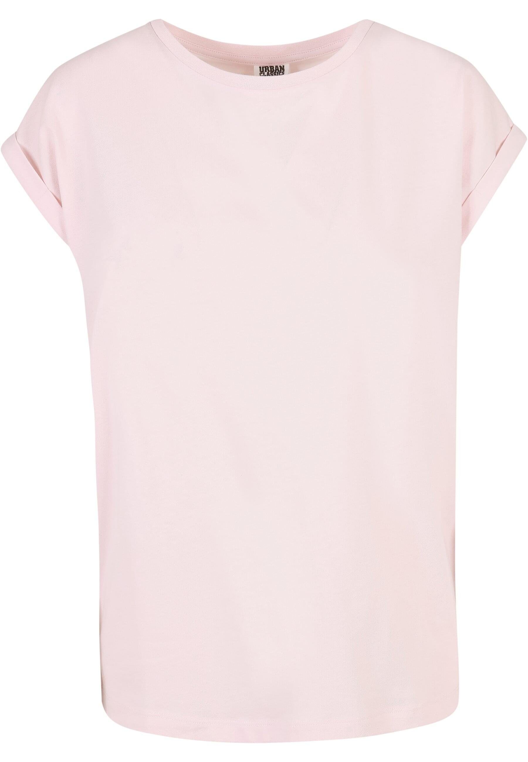 URBAN CLASSICS Kurzarmshirt Urban Classics Damen Ladies Organic Extended Shoulder Tee (1-tlg)