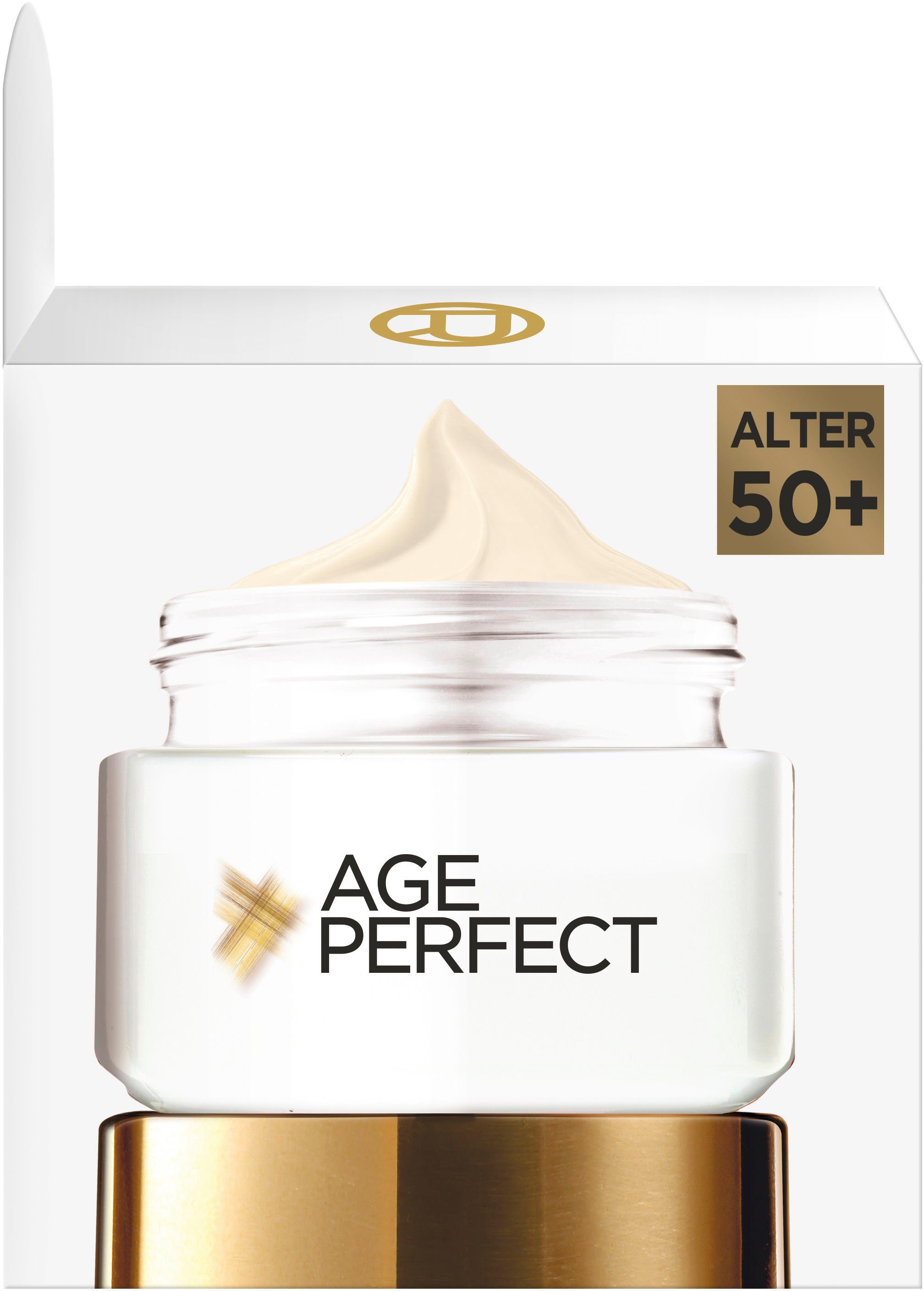 L'ORÉAL PARIS Tagescreme Age Perfect Pro-Kollagen Tag, wirkt Hautabsackung entgegen, für mehr Straffheit