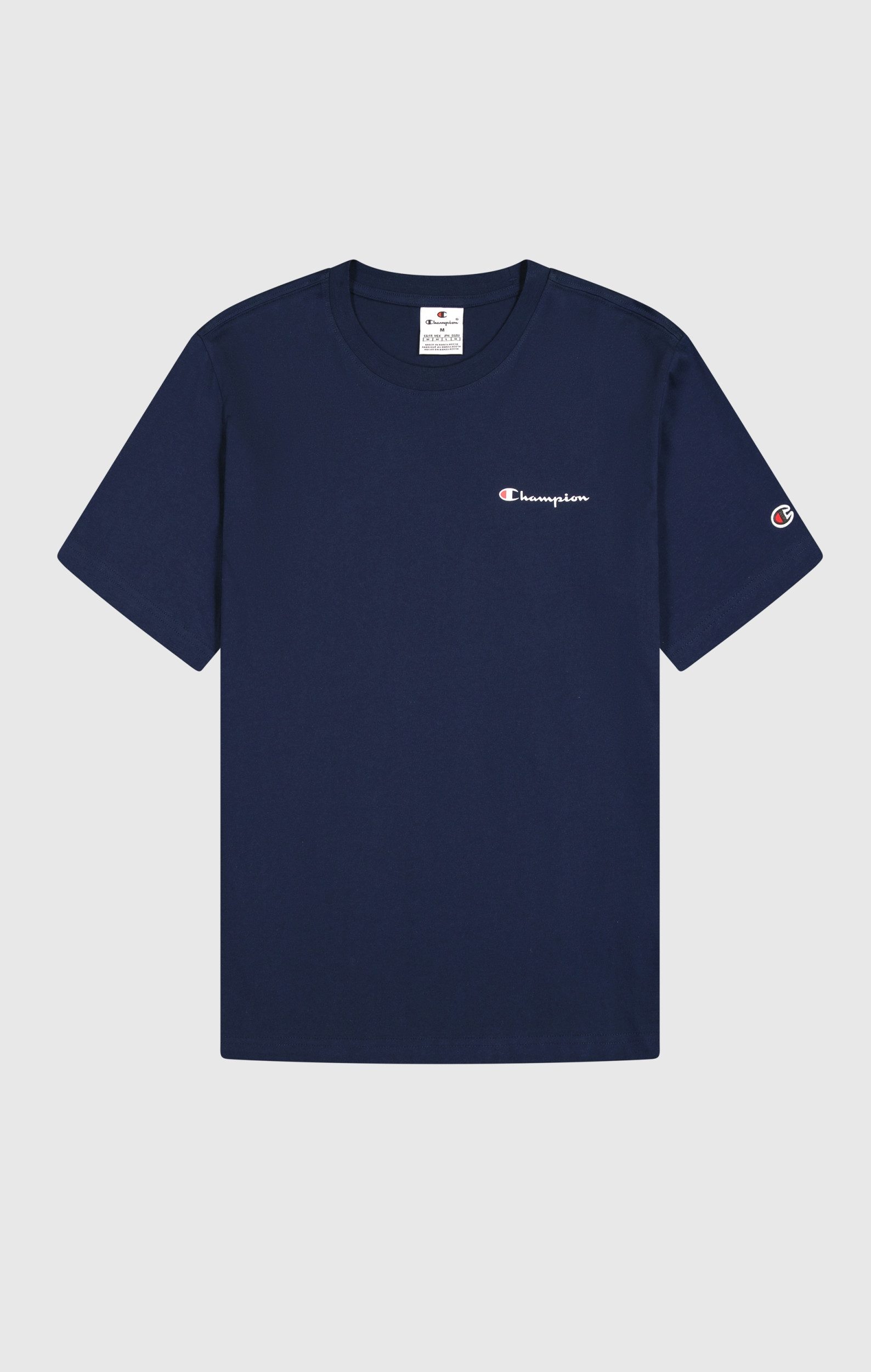 Champion Kurzarmshirt Herren Baumwoll-T-Shirt mit kleinem günstig online kaufen