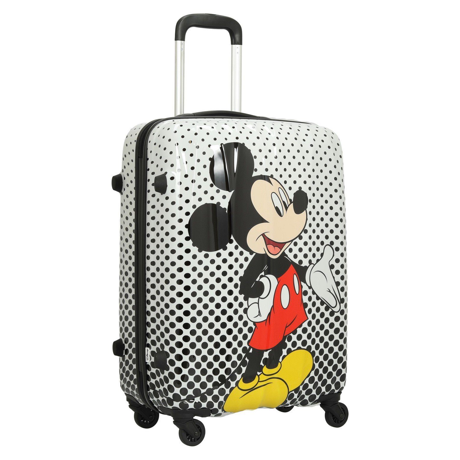 Mouse Alfatwist American Trolley 65/24, M 4-Rollen-Trolley Disney 4 Mickey - Polka Dot Rollen 2.0 Tourister®