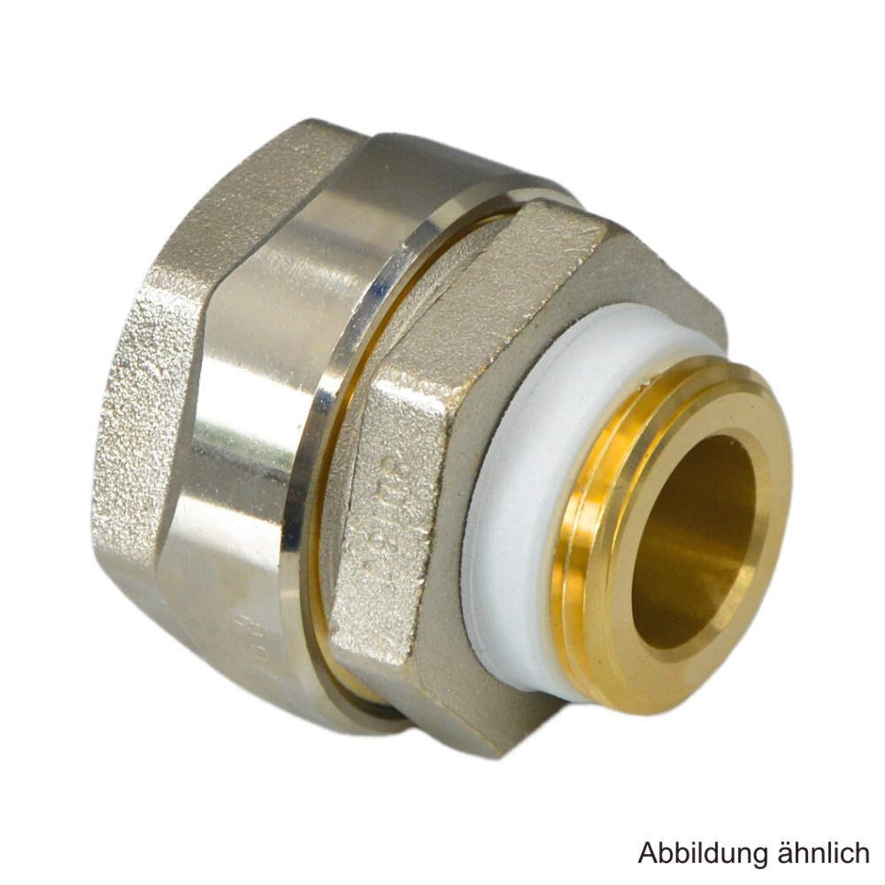 Simplex Armaturen Heizkörper Simplex Schwarzrohradapter PLUS DVGW mit 1" AG, für Schwarzrohr 1", F1