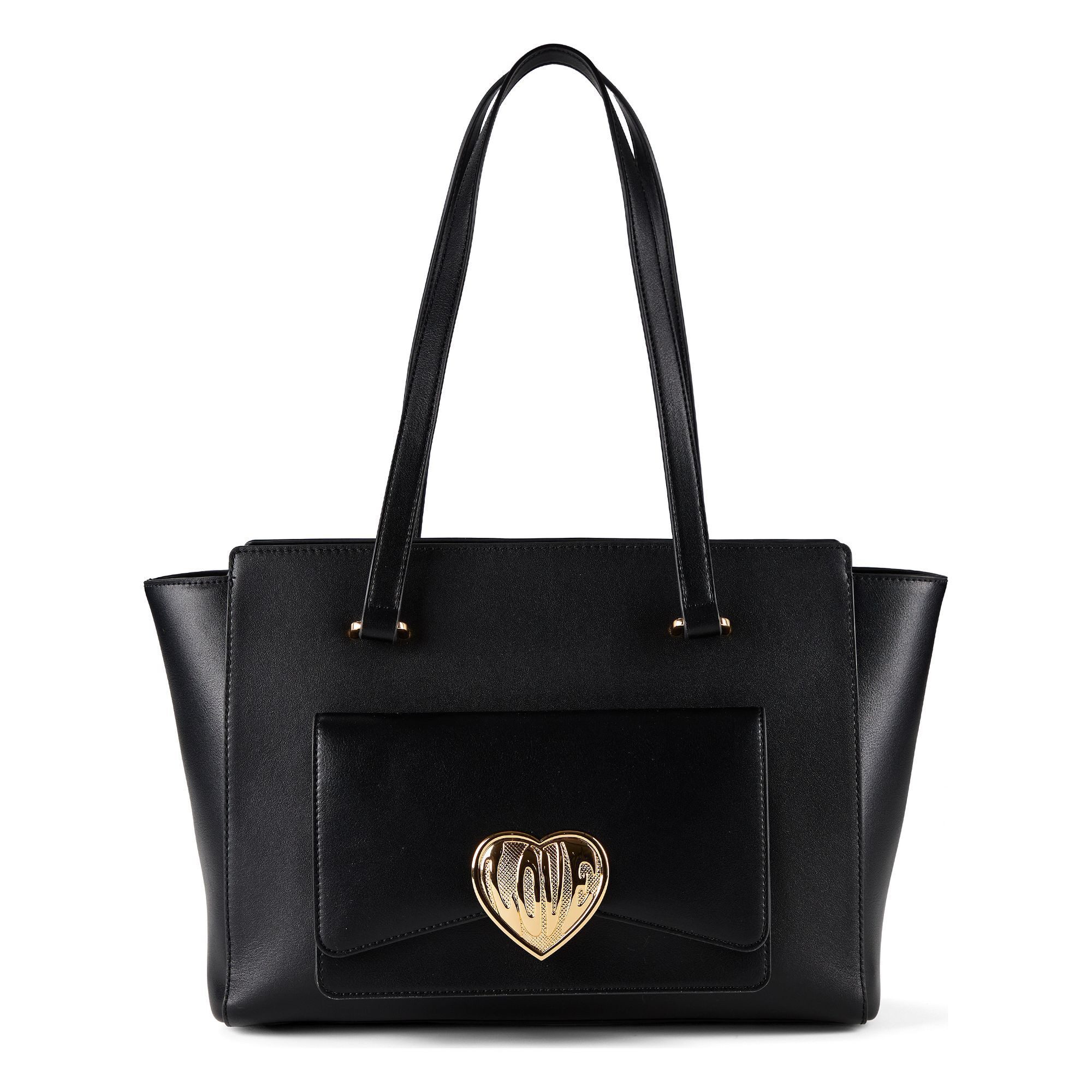 LOVE MOSCHINO Shopper Victory Heart, Leder