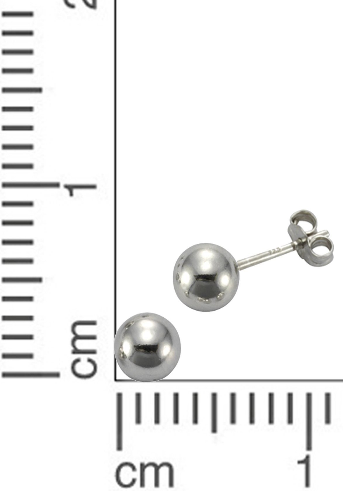 Firetti Paar Ohrstecker Schmuck Geschenk Silber 925 Ohrschmuck Kugel