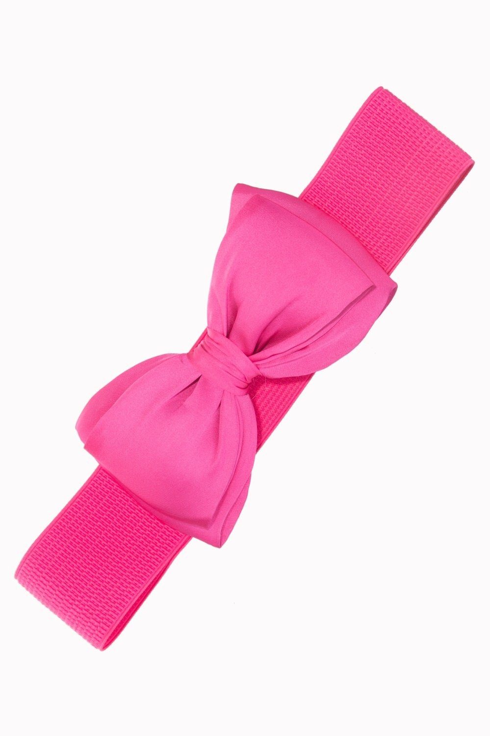 Banned Taillengürtel Bella Retro Schleife Stretchgürtel Pink Vintage Belt
