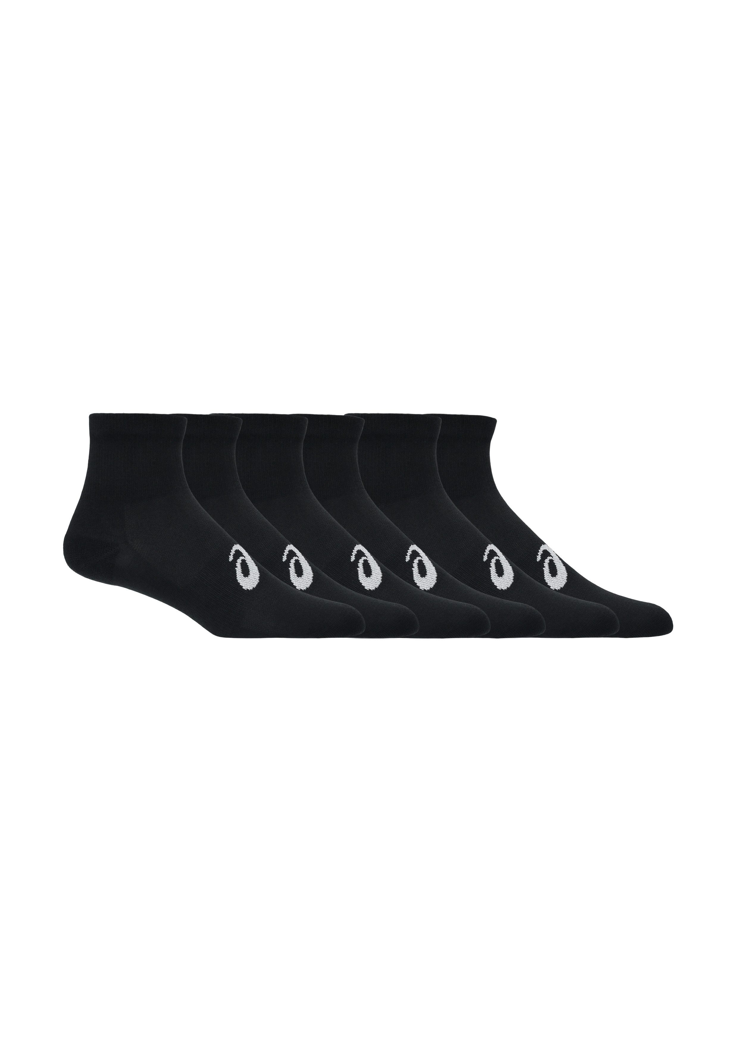 Asics Sportsocken 6 PACK QUARTER SOCK für Erwachsene, dämpfende Wirkung, mit Mesh-Knit-Gewebe