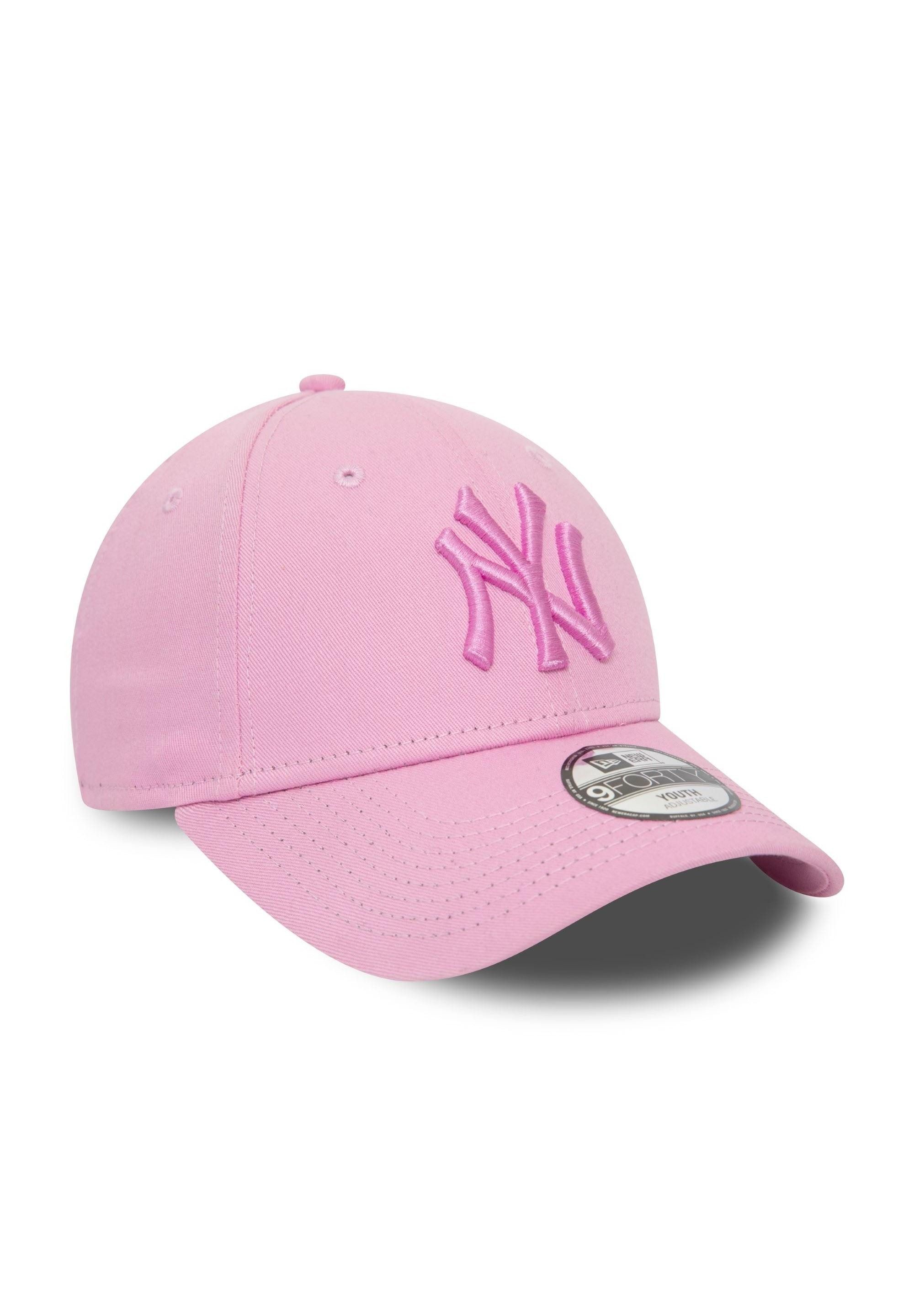 New Era Baseball Cap New York Yankees MLB League Essential Tonal Rosa 9Forty Verstellbare C (1-St)