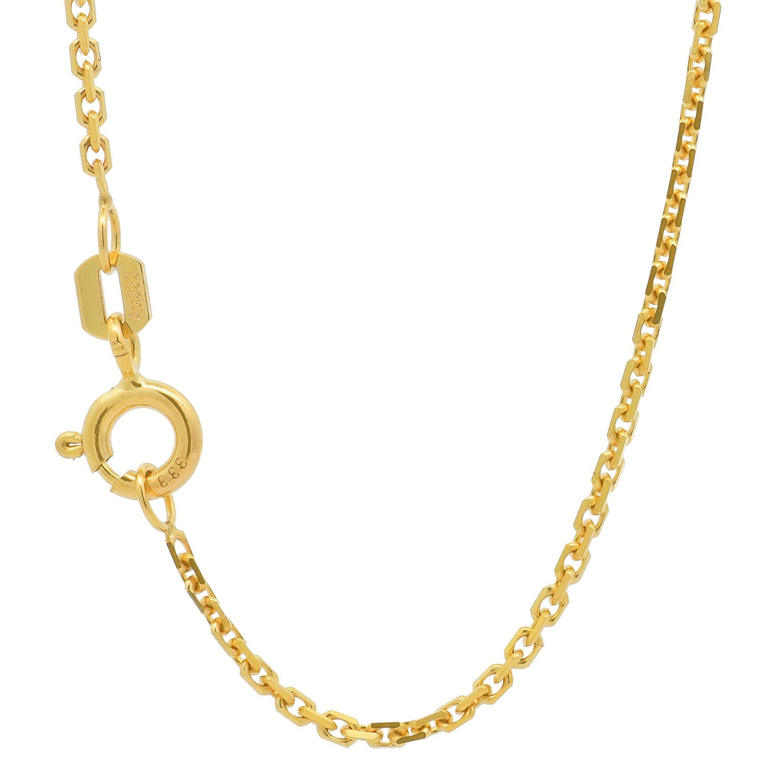 HOPLO Goldkette Ankerkette diamantiert Länge 36 günstig online kaufen
