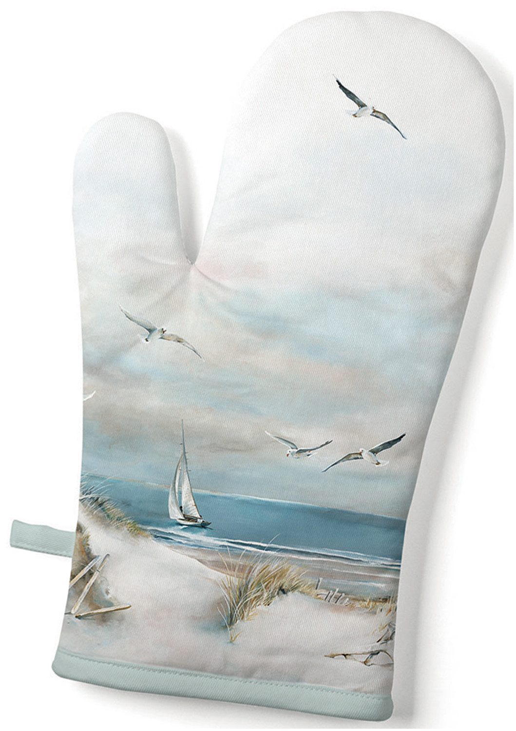 Ambiente® Topfhandschuhe Sailing at sea, (1-tlg., 1-teilig), Ofenhandschuh wattiert Größe: ca.18x30cm