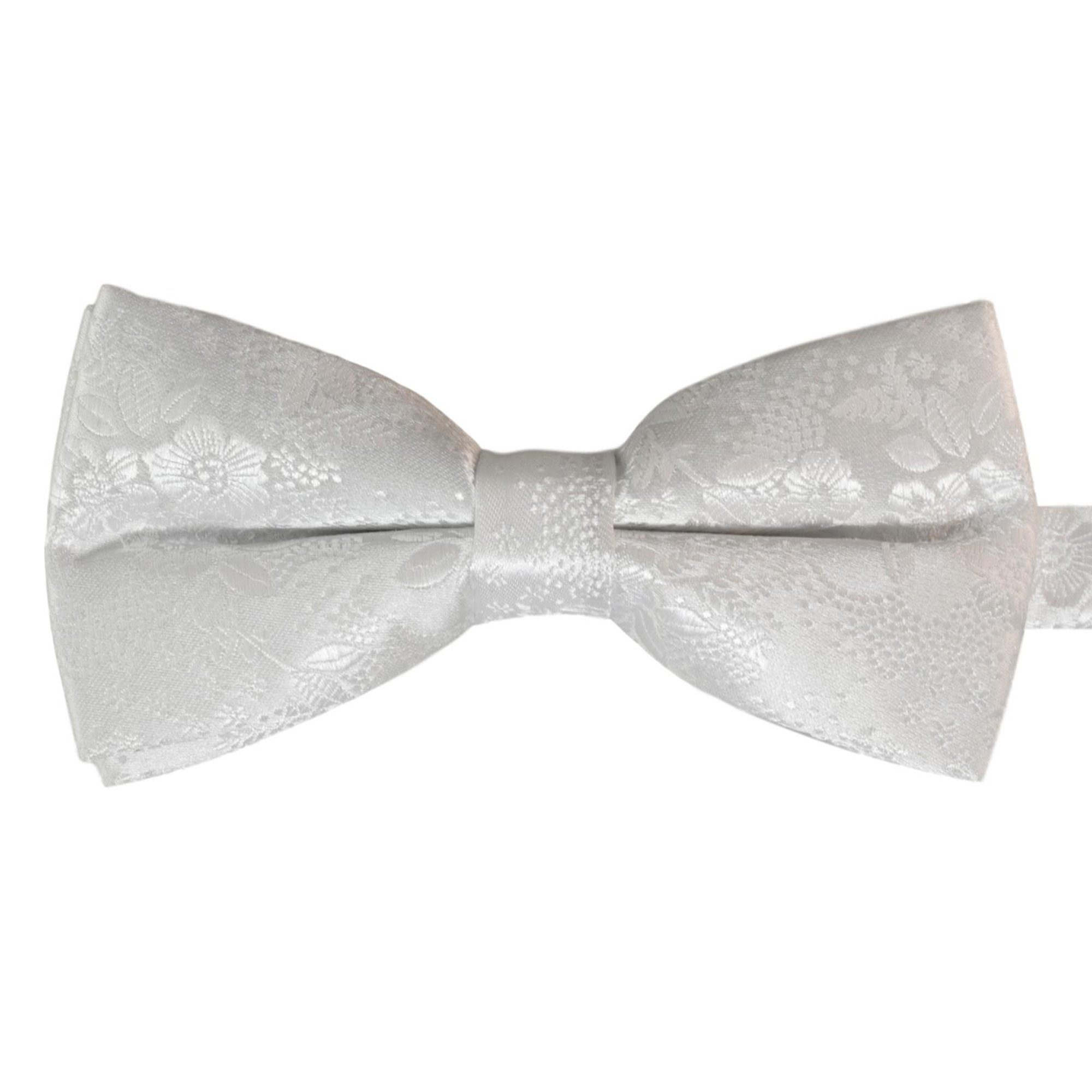 GASSANI Fliege Hochzeitsfliege Paisley Festlich, Herren-Fliege Hochzeit Schleife Tuch (Set, 2-St., Satin, Blumen, Herrenschleife, mit Einstecktuch) Jacquard Bunt Geblümt Floral, Vor-Gebunden Verstellbar, Seide Touch