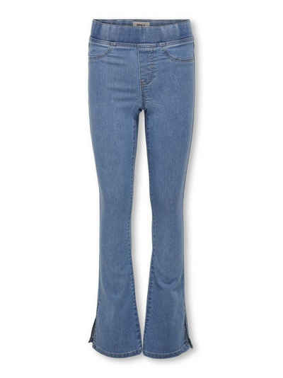 KIDS ONLY Skinny-fit-Jeans KOGMIST SKINNY FLARED SLIT JEGGING DNM