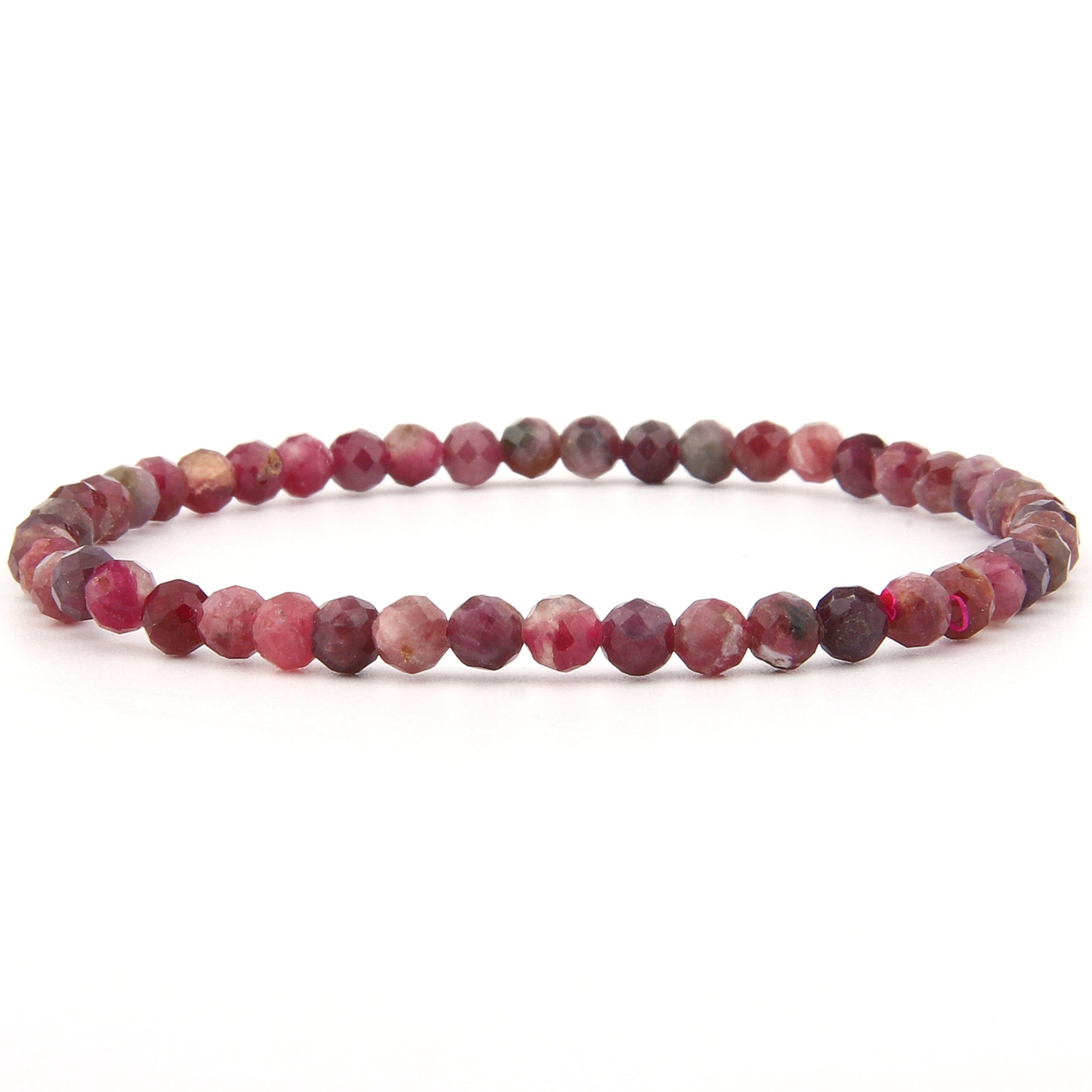 Vascavi Armband facettiert Roter Turmalin Edelstein, günstig online kaufen