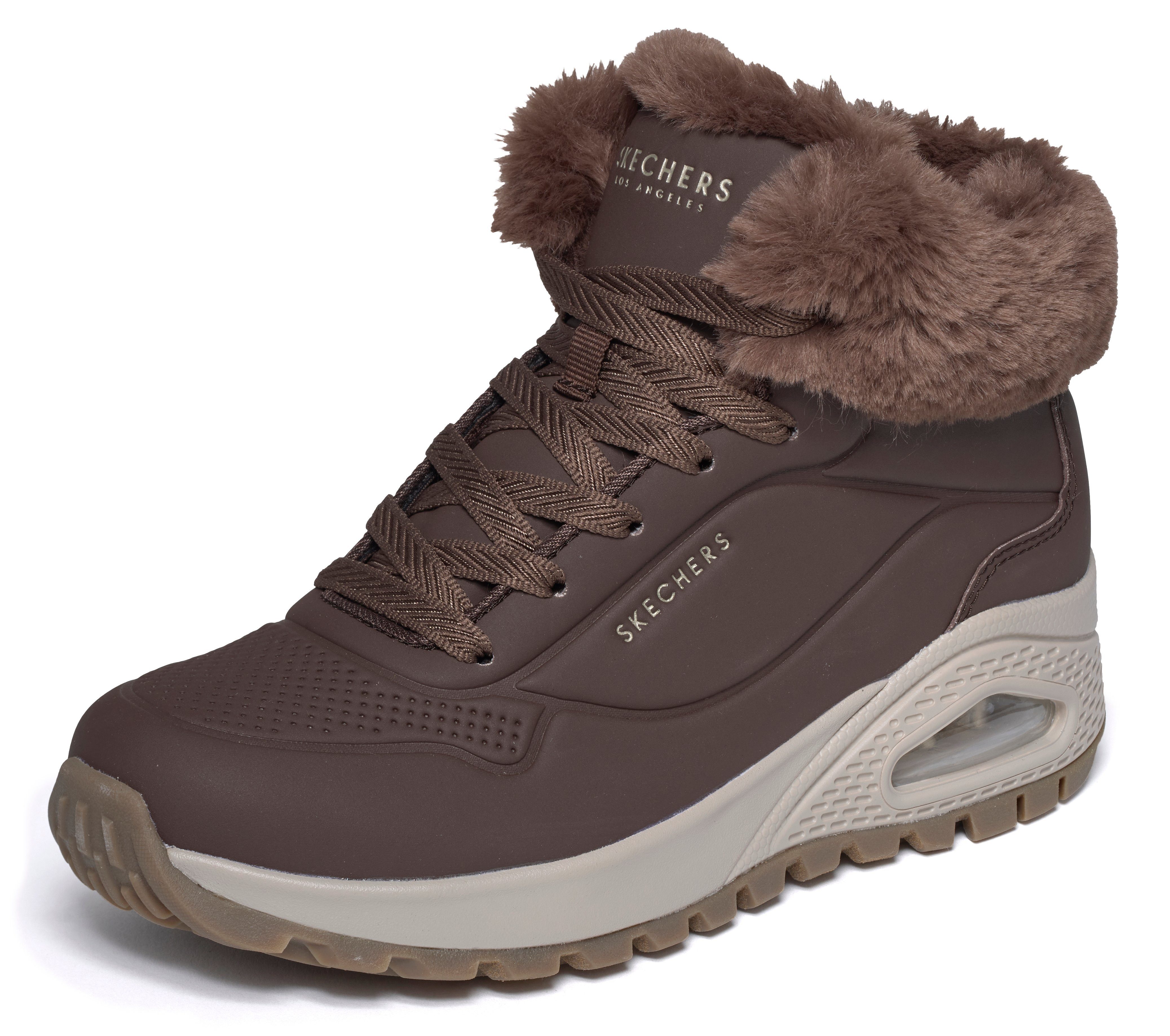 Skechers UNO RUGGED- Winterboots Winterstiefelette, High-Top-Sneaker mit SkechAir Luftkissensohle