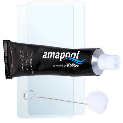 Amapool Poolschlauch PVC Pool Reparaturset 4-teilig I Unterwasserkleber