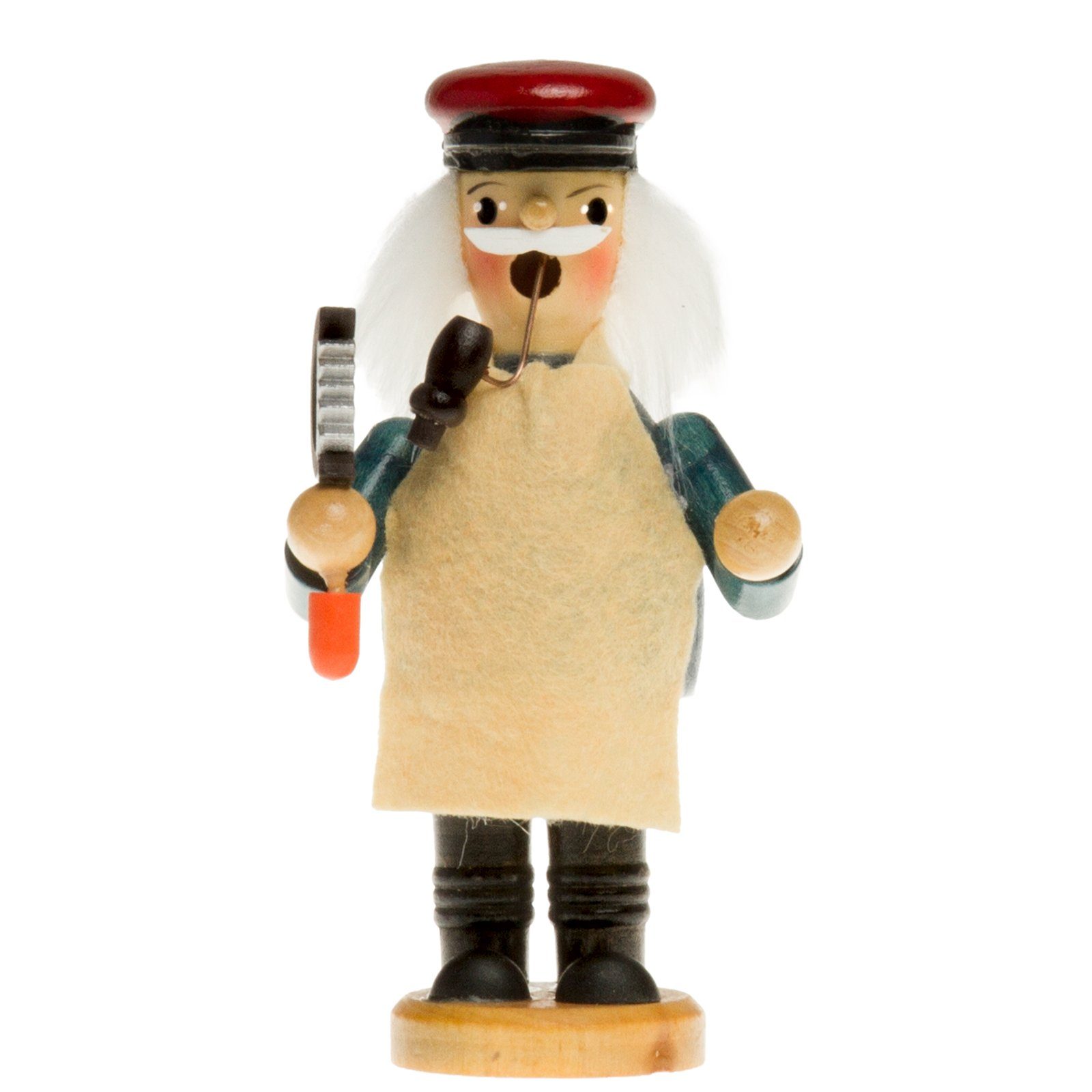 SIKORA Weihnachtsfigur SIKORA RM-C Räuchermännchen aus Holz verschiedene Motive C08 blau - Schreiner