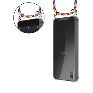 Cadorabo Handyhülle Sony Xperia XA1 PLUS Sony Xperia XA1 PLUS, Flexible TPU Silikon Handy Schutzhülle - Hülle - mit Handykette
