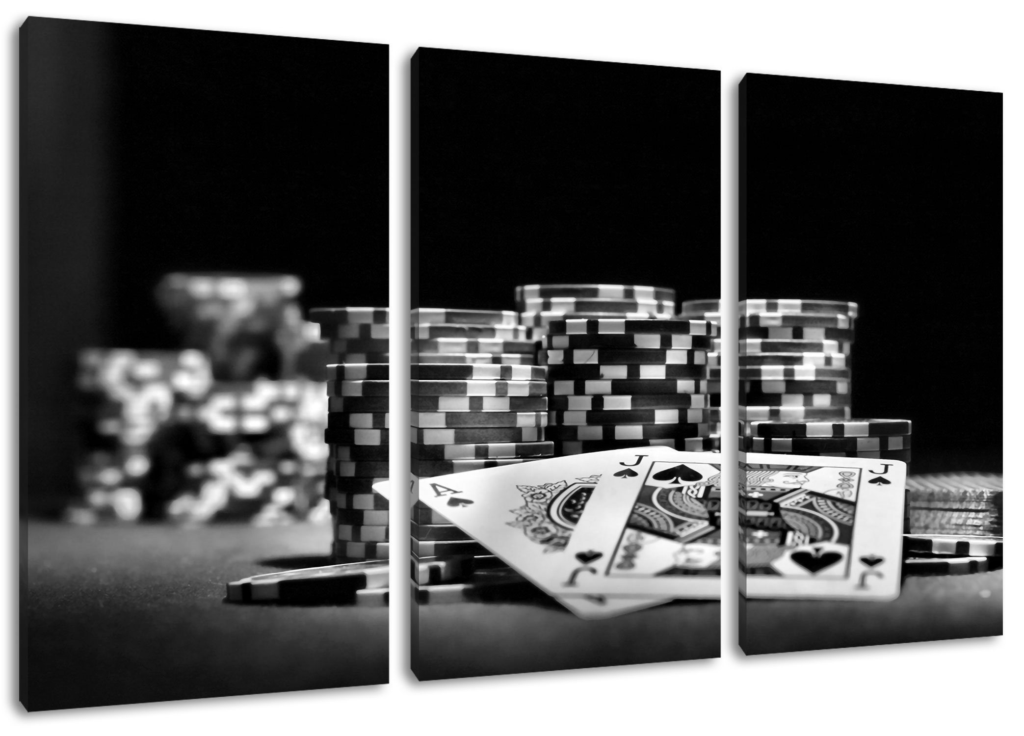 Leinwandbild Pokertisch Las Vegas