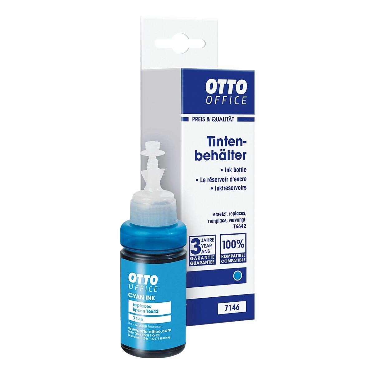 Otto Office Office T6642 Epson Tintenpatrone (ersetzt cyan) »T6642«