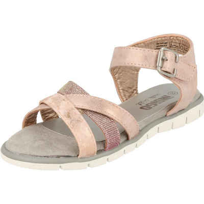 Indigo Kinder Mädchen 482-349 Sommer Freizeit Sandalen Klettverschluss Römersandale