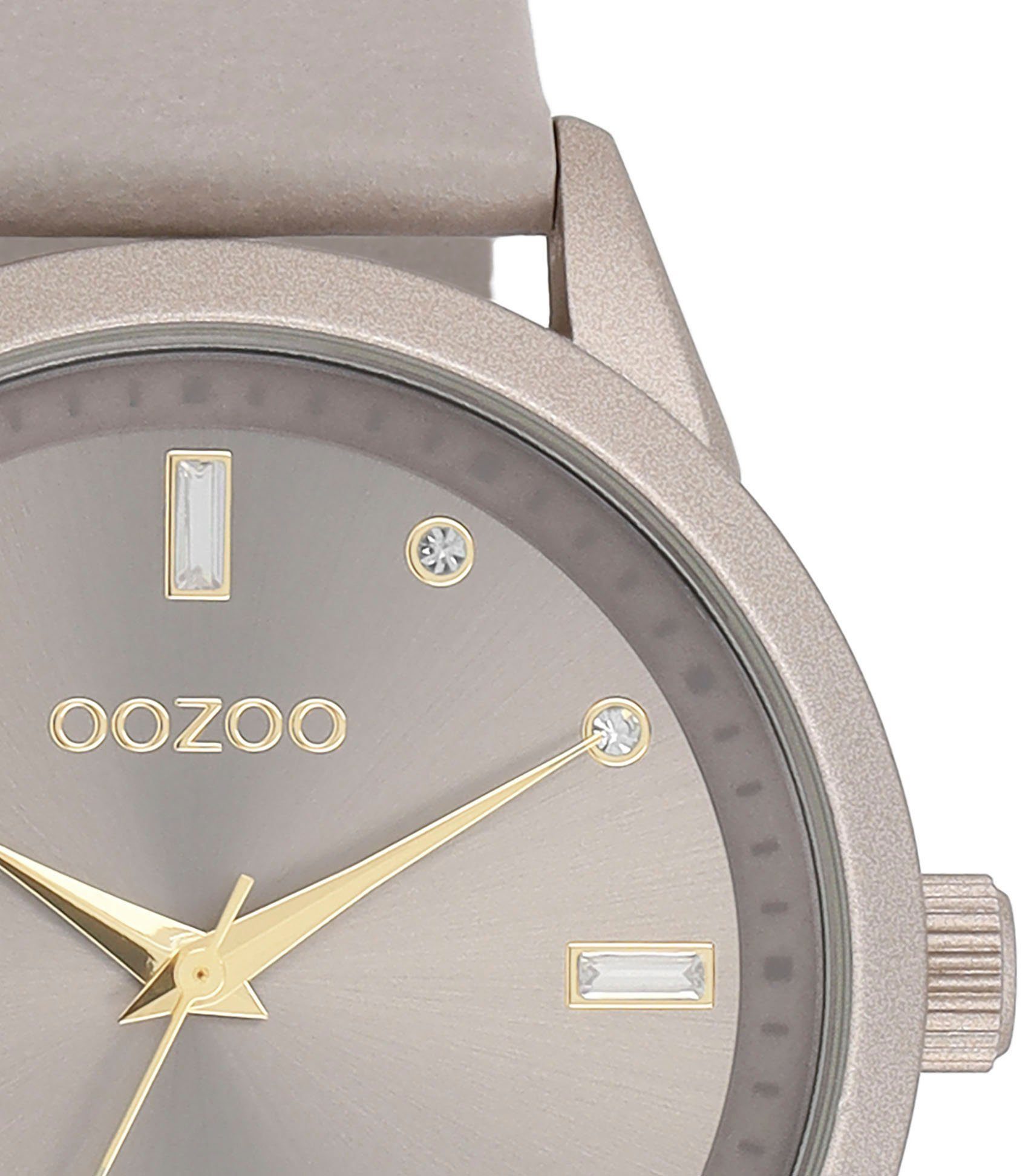 OOZOO Quarzuhr C11287, Armbanduhr, Damenuhr, Lederarmband, günstig online kaufen