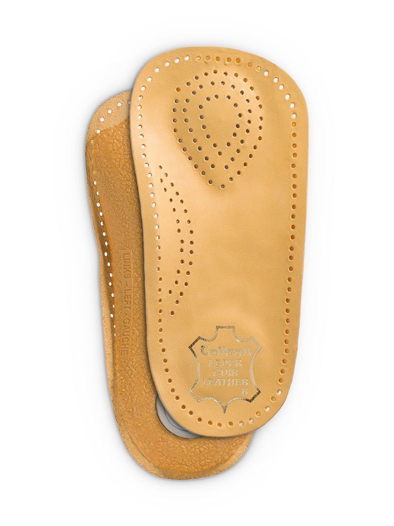 Fußbetteinlage Aktiv Komfort Damen - kurzes Lederfußbett für Damenschuhe