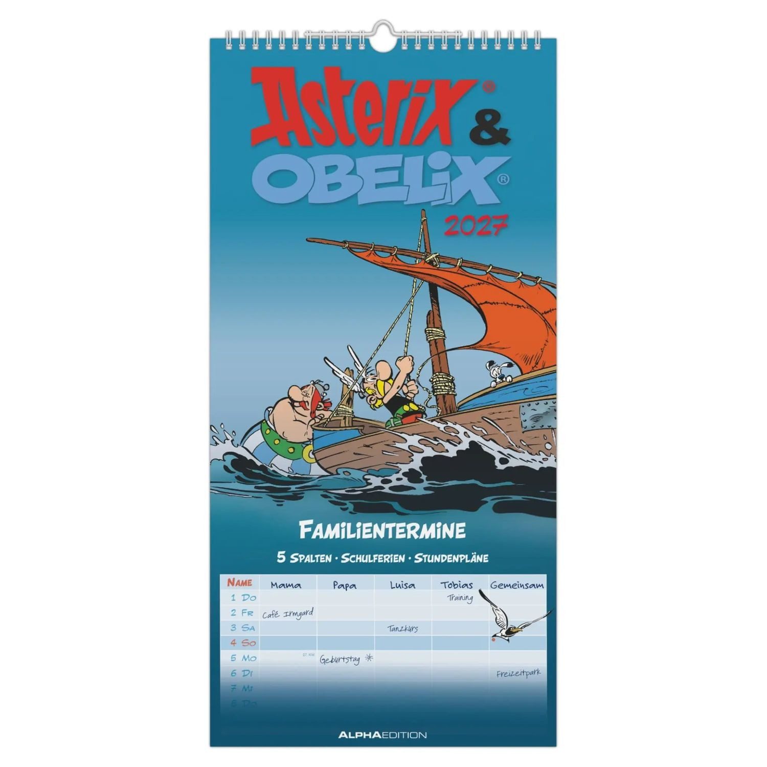Wandkalender Asterix & Obelix 2027
