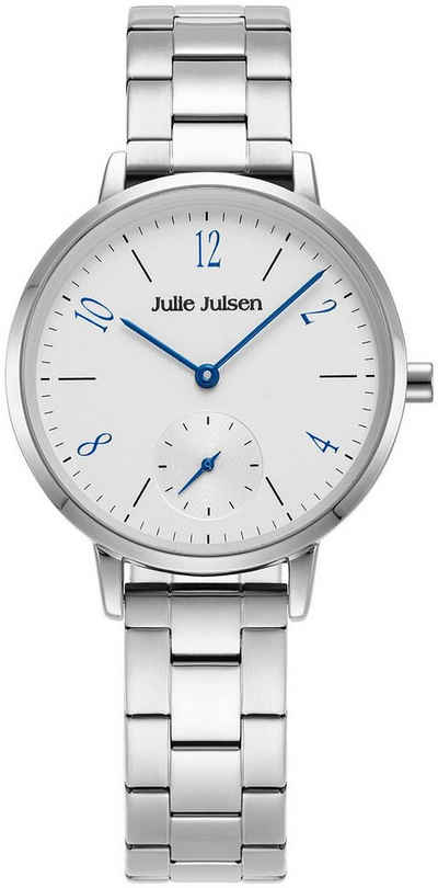 Julie Julsen Quarzuhr LITTLE SECOND, Armbanduhr, Damenuhr, dezentrale Sekunde