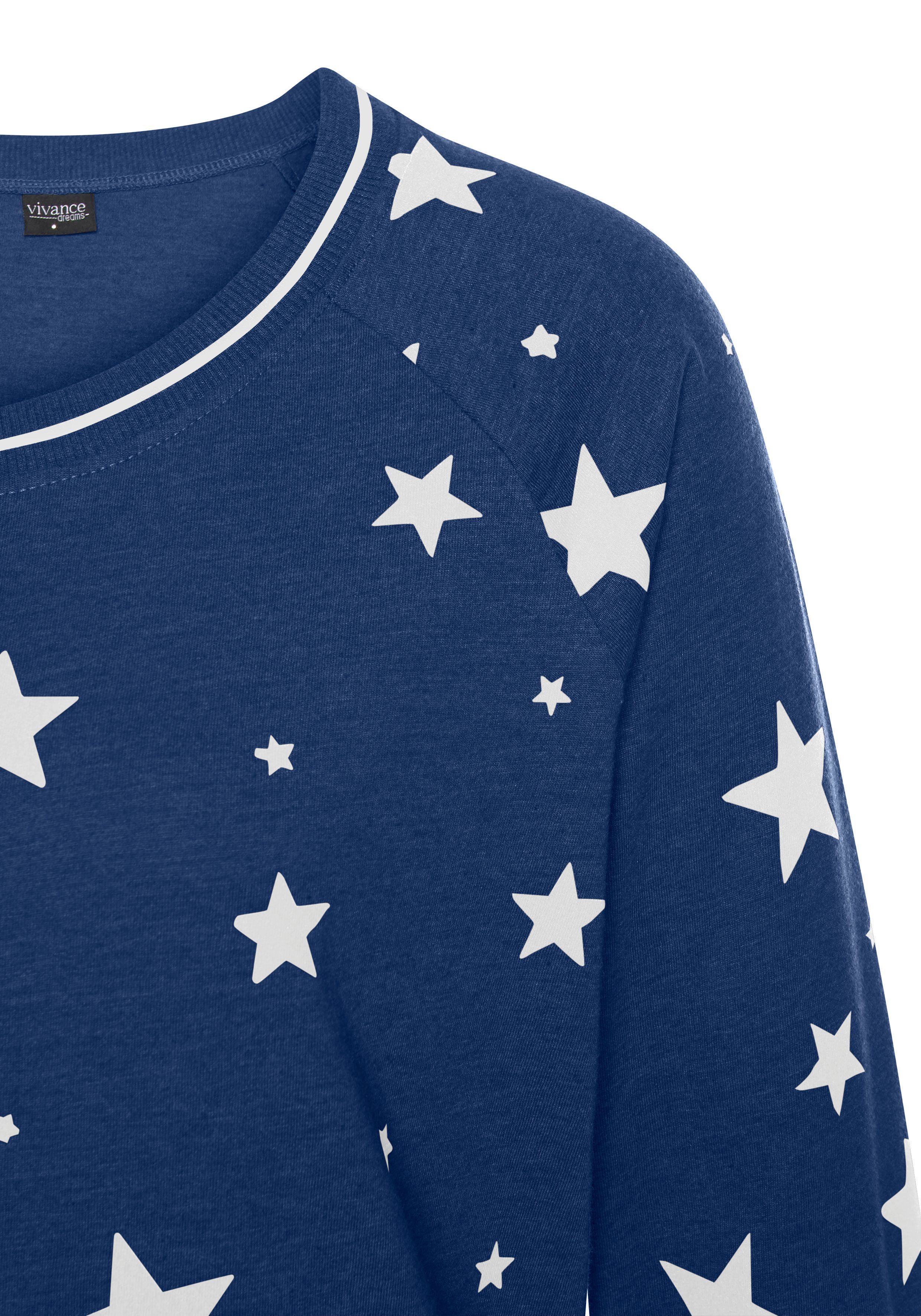 Vivance Dreams by Lascana Sleepshirt mit angesagtem Sternedruck – Bild 4 von 5
