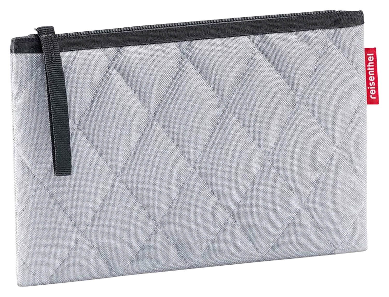 REISENTHEL® Kulturbeutel CASE RHOMBUS LIGHT GREY, Hellgrau, Schwarz, (1-tlg)