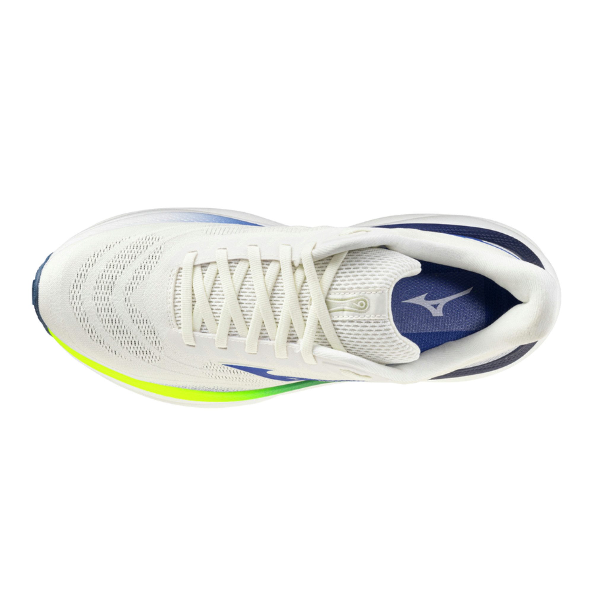 Mizuno WAVE SKY 9 - Herren Laufschuh - Snow White/Surf the Web/Lightning Laufschuh