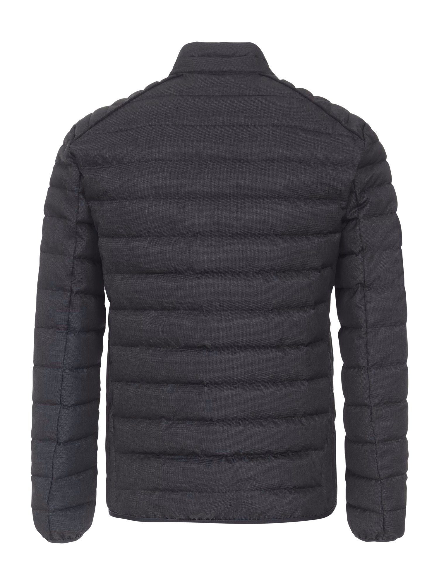 mit CASAMODA und (1-St) Dunkelblau Jacke Stehkragen Steppjacke graues Steppjacke Kurze