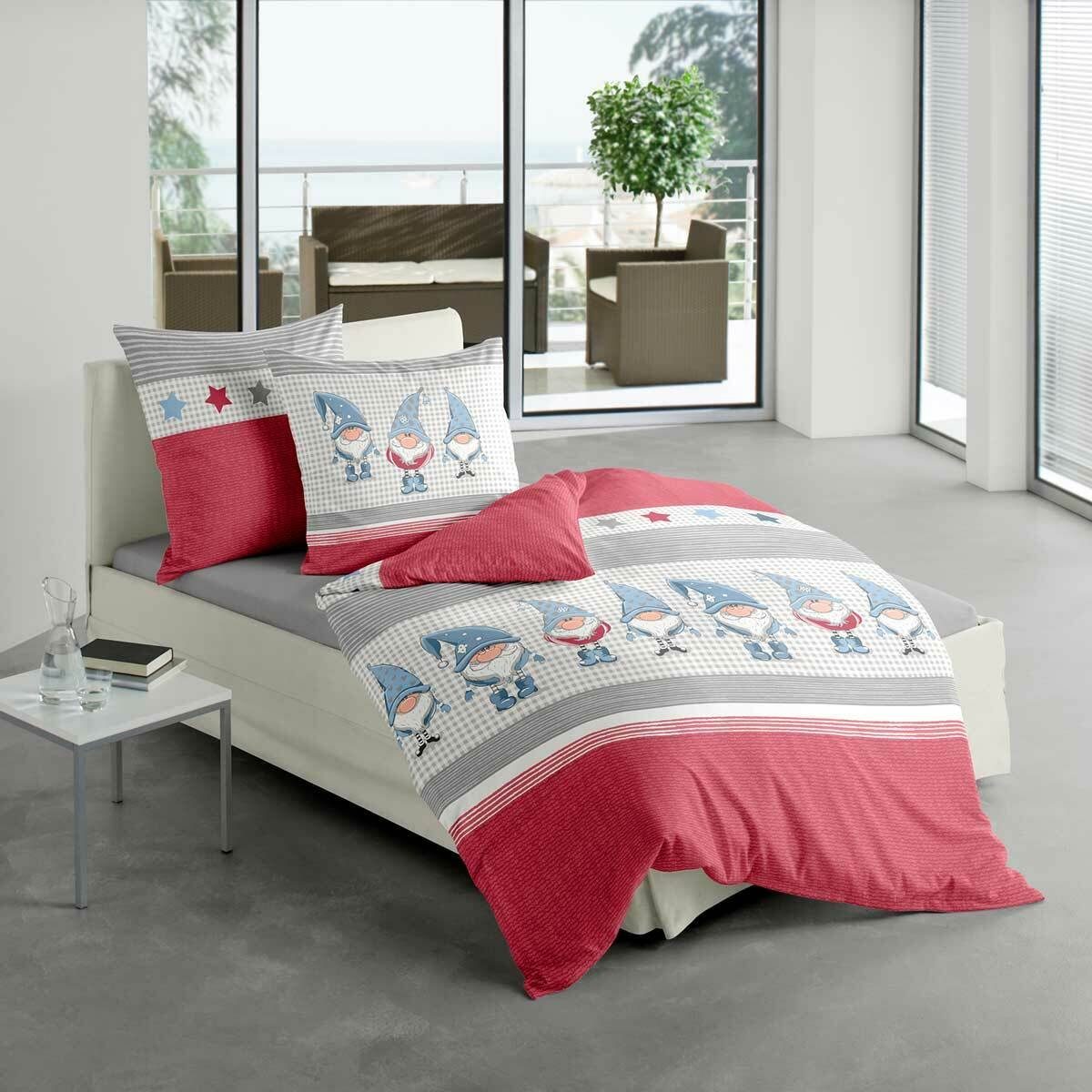 TRAUMSCHLAF Bettwäsche Wichtelmännchen, Biber, 2 teilig