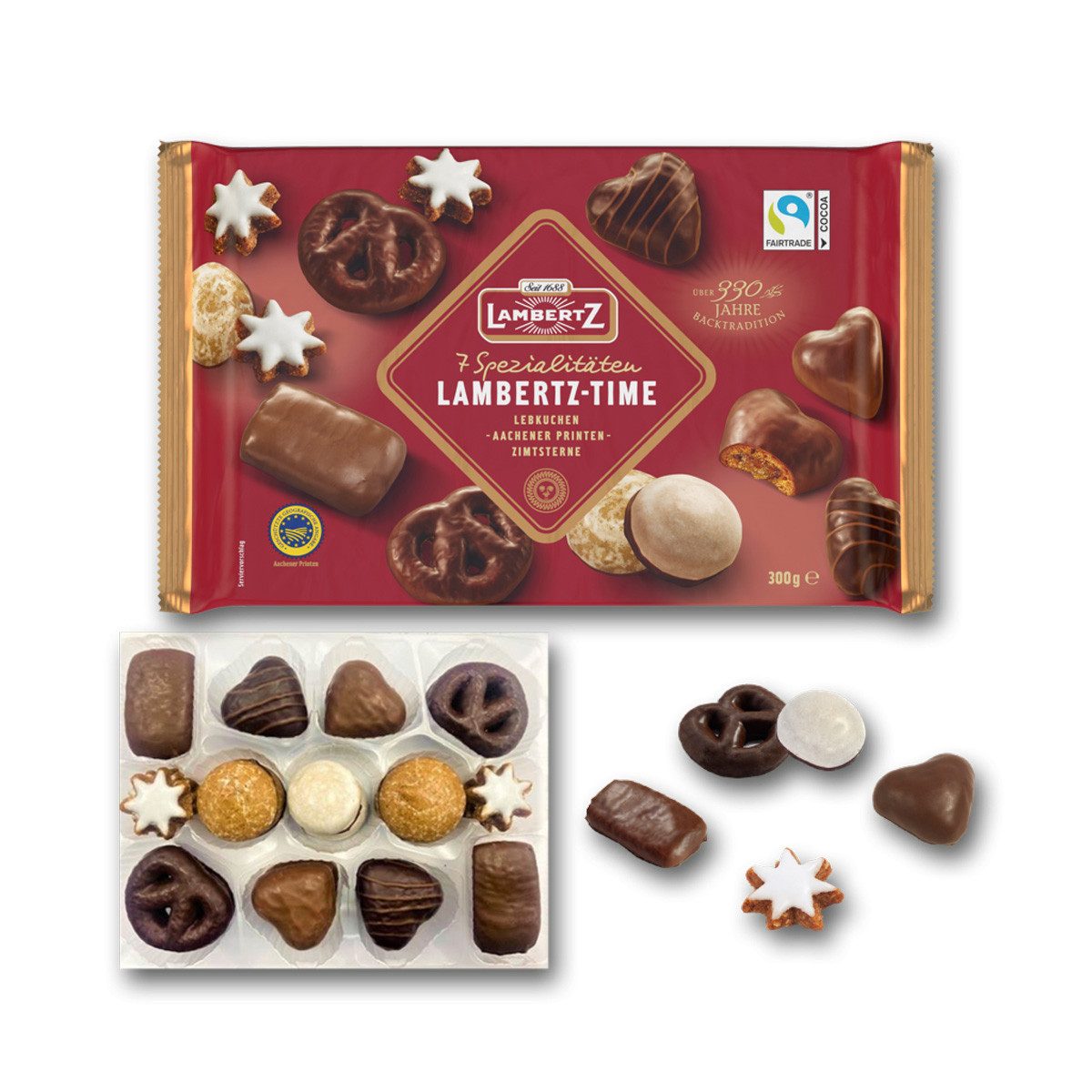 Lambertz Süßigkeit, Lambertz 7 Spezialitäten Lambertz Time Lebkuchenmischung 300g