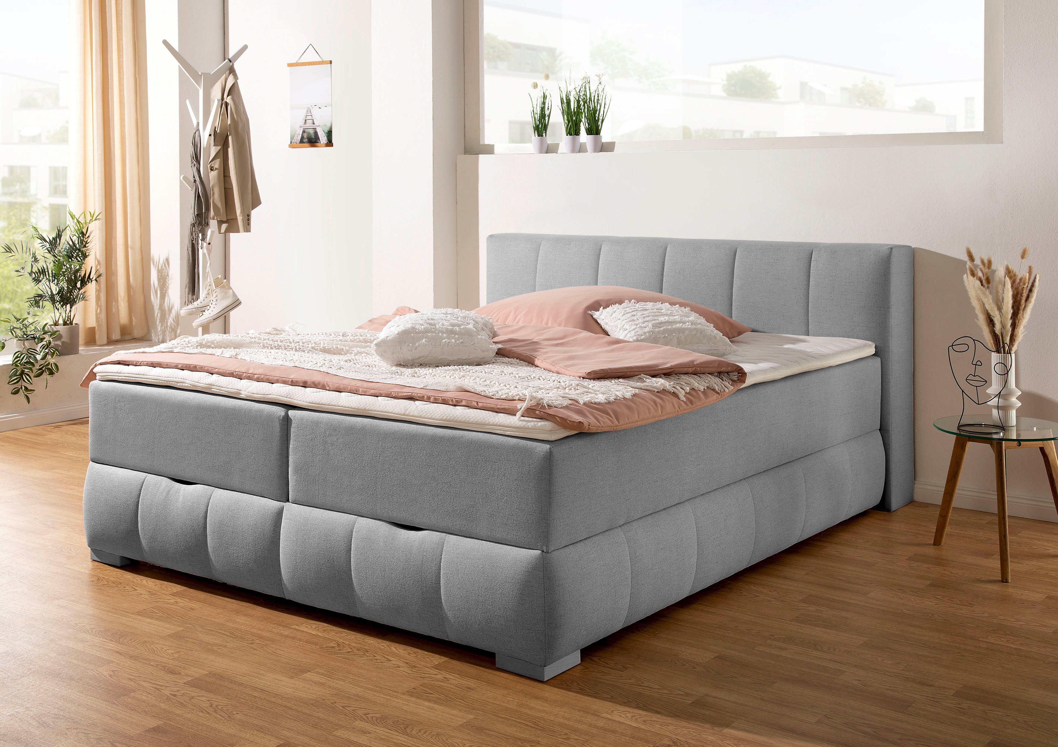 Home affaire Boxbett Chelles, inkl. Topper und Bettkasten