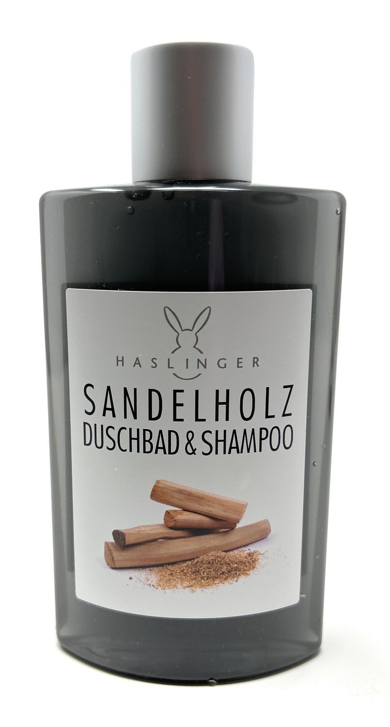 Haslinger Haarshampoo Sandelholz, Hair & Body Wash 200 ml