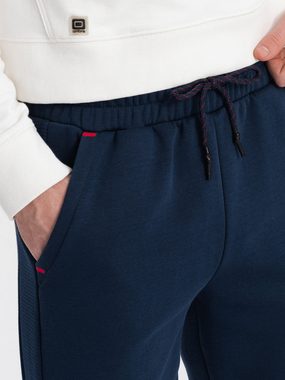 OMBRE Jogginghose Herren Jogginghose mit Kontrastnähten