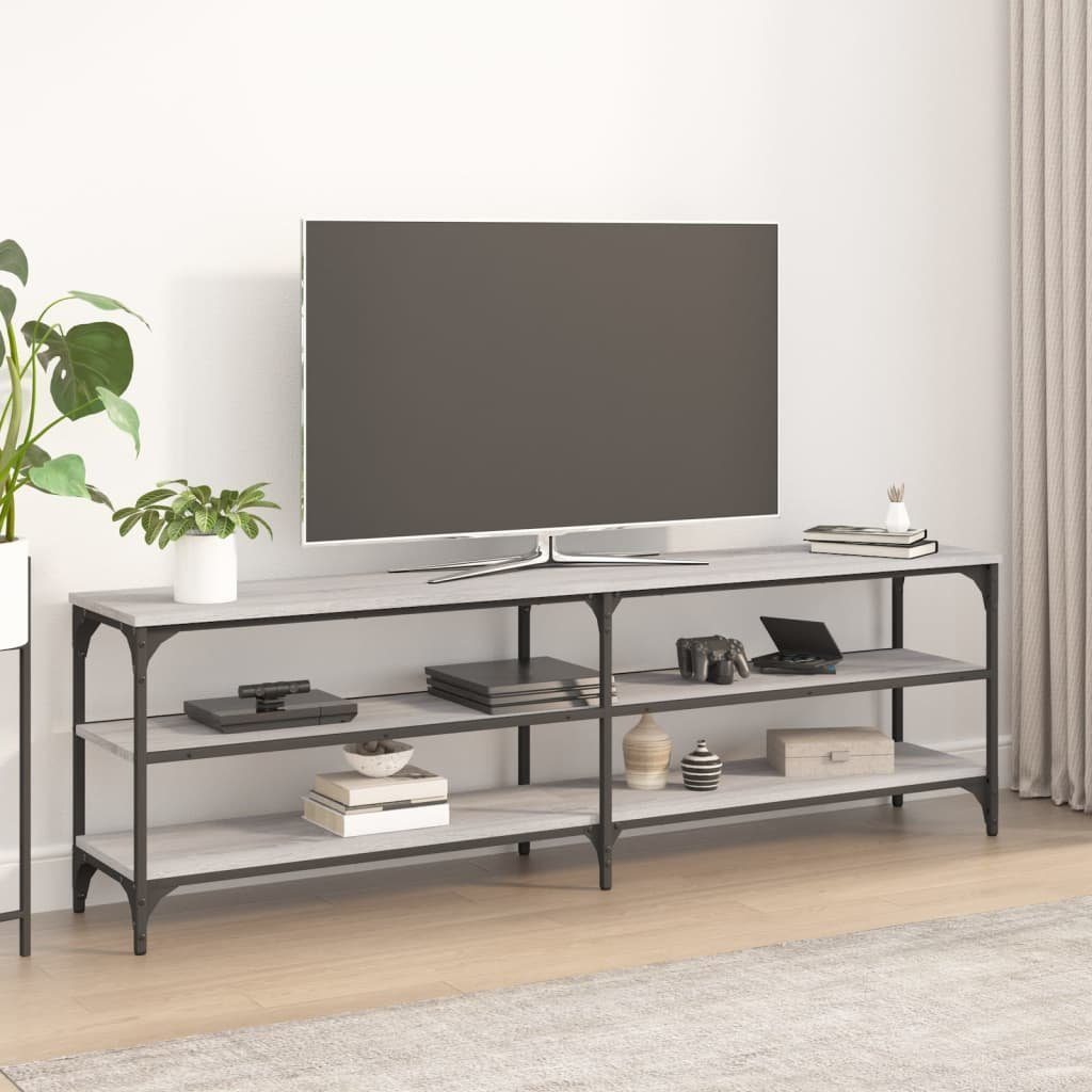 furnicato TV-Schrank Grau Sonoma 160x30x50 cm Holzwerkstoff
