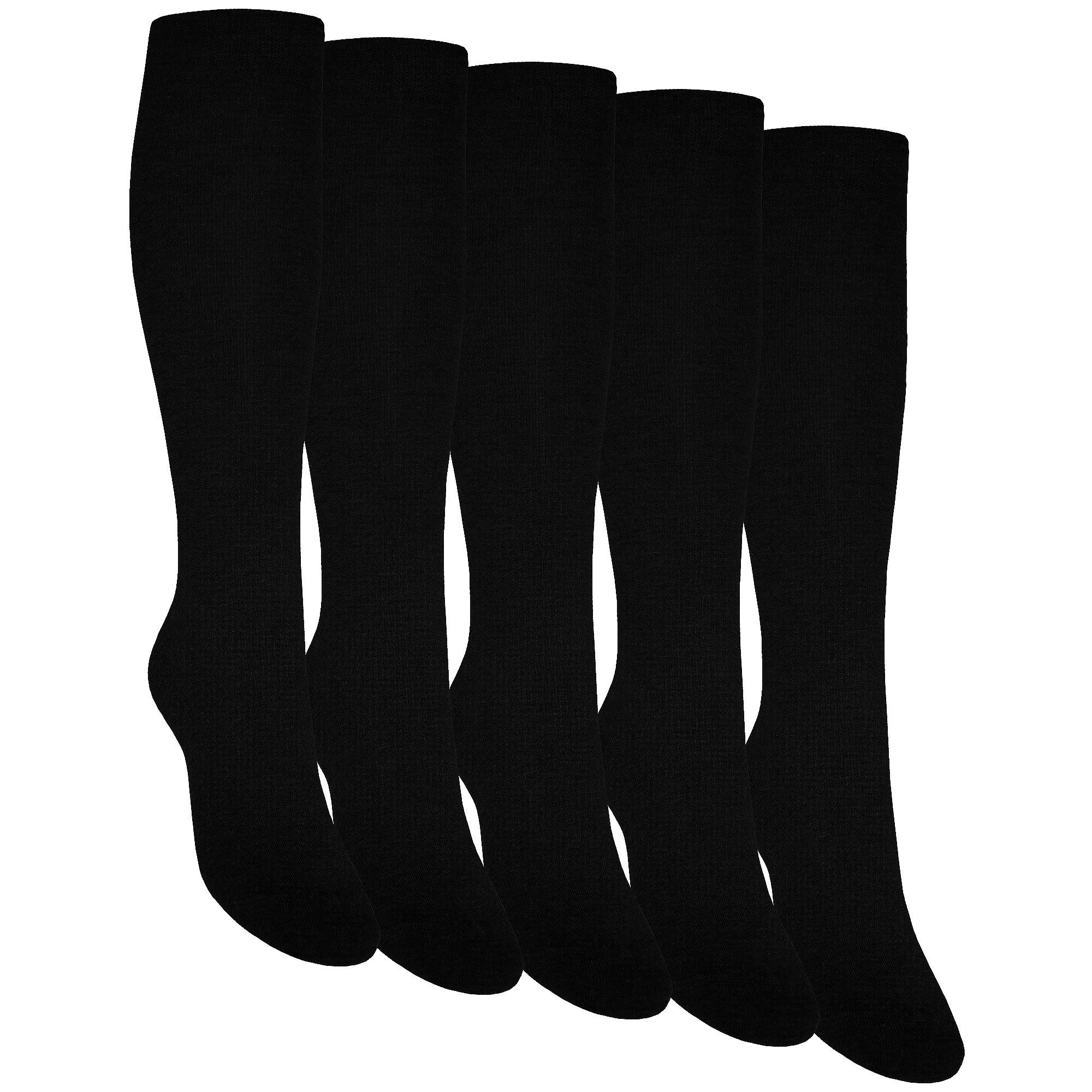 OCERA Kniestrümpfe OCERA Classics 5 Paar Kniestrümpfe (unisex) in verschiedenen Farben (5-Paar)