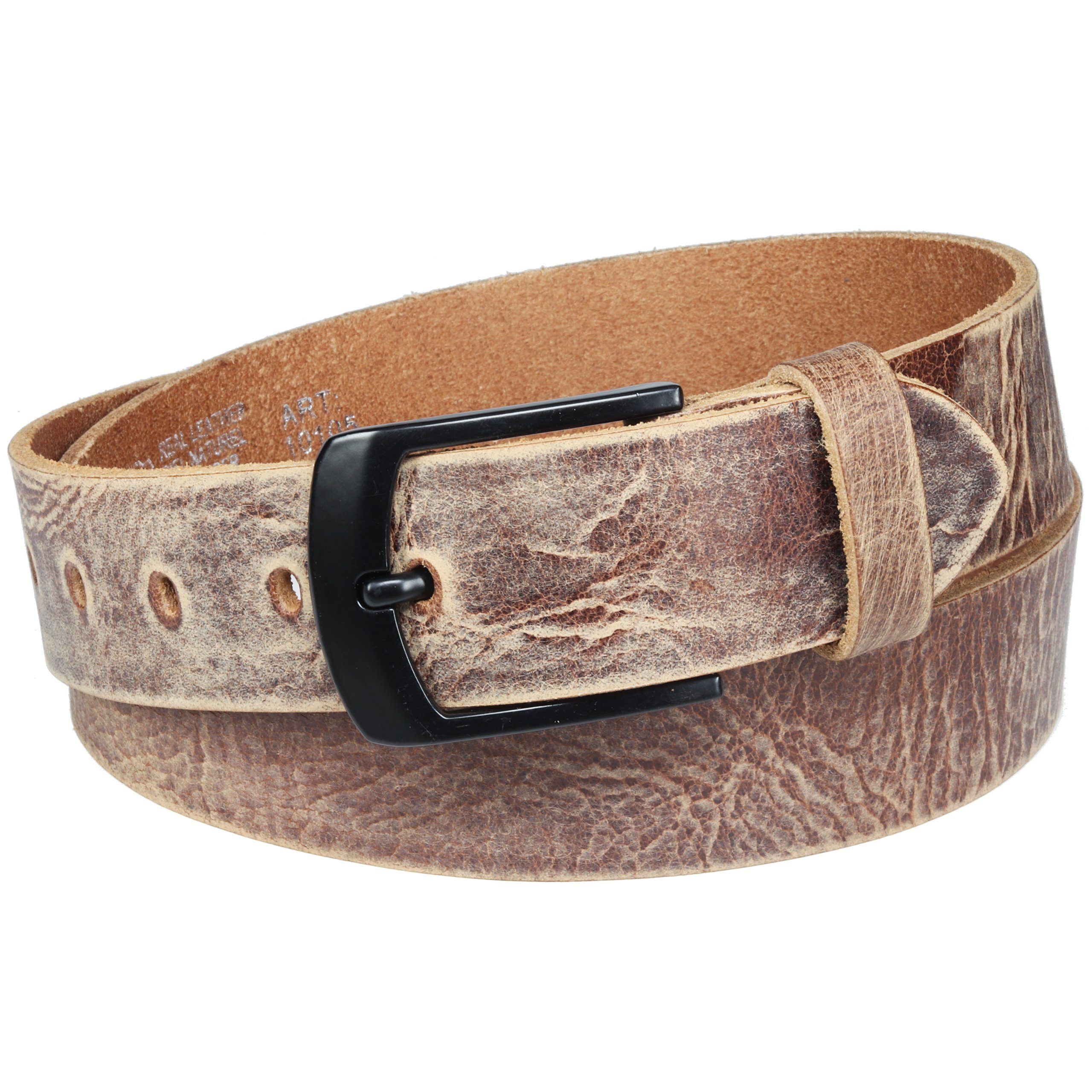 COLOGNEBELT Ledergürtel E58-GE Schlicht dennoch modern mit Dornschließe, MA günstig online kaufen